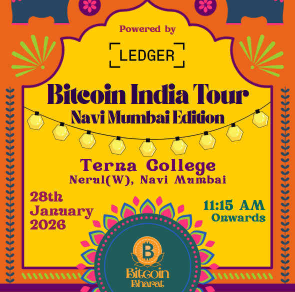 Bitcoin India Tour- Navi Mumbai Edition