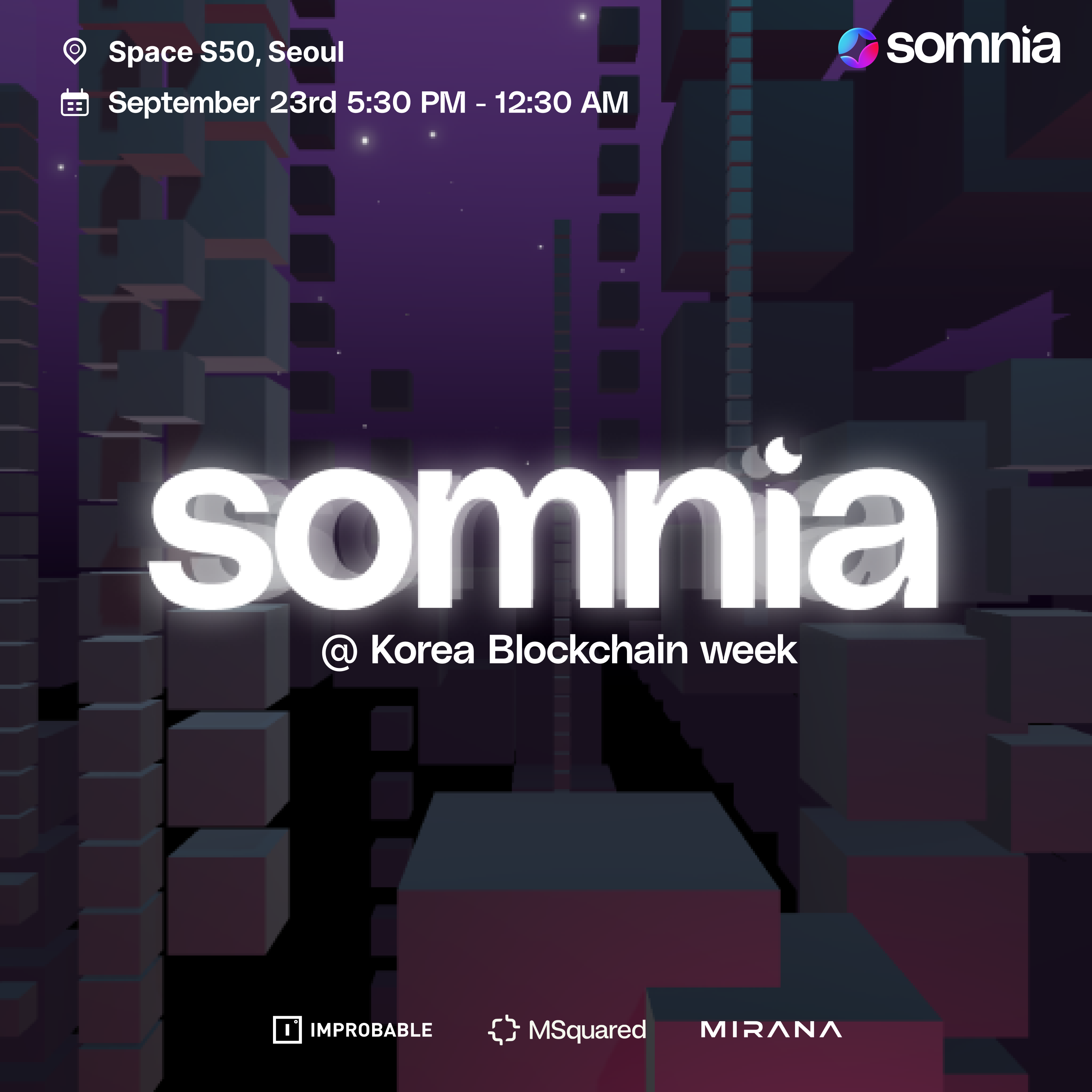 Crypto Nomads | Somnia @ Korea Blockchain Week