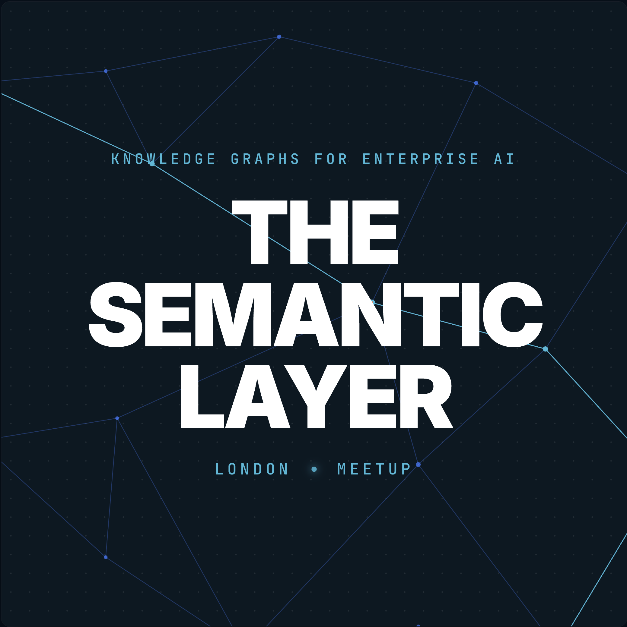 Cover art for #The Semantic Layer London — The White Hart