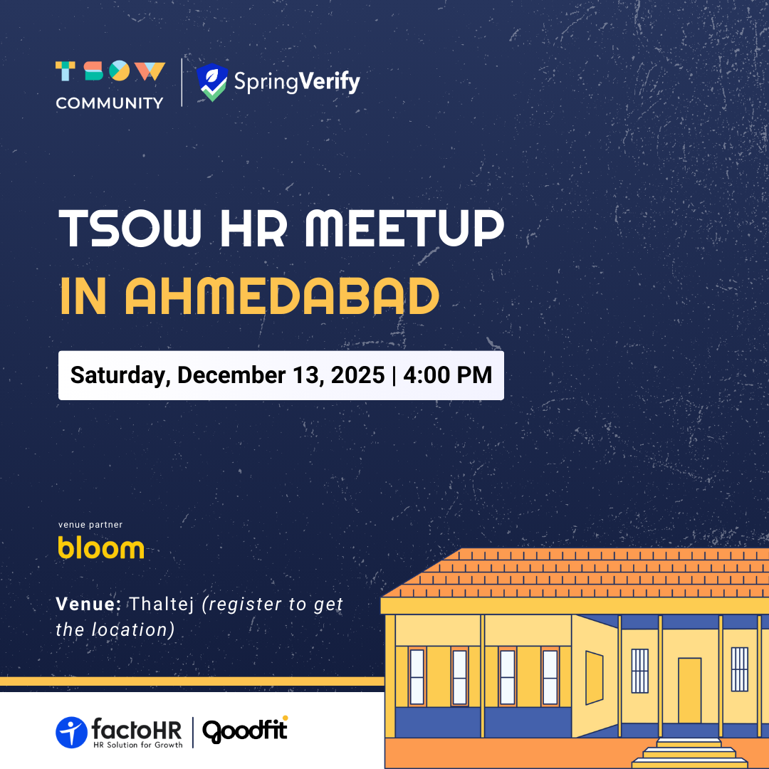 TSOW HR Meetup in Ahmedabad