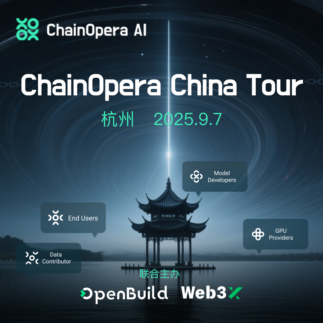 ChainOpera China Tour @Hangzhou · Luma