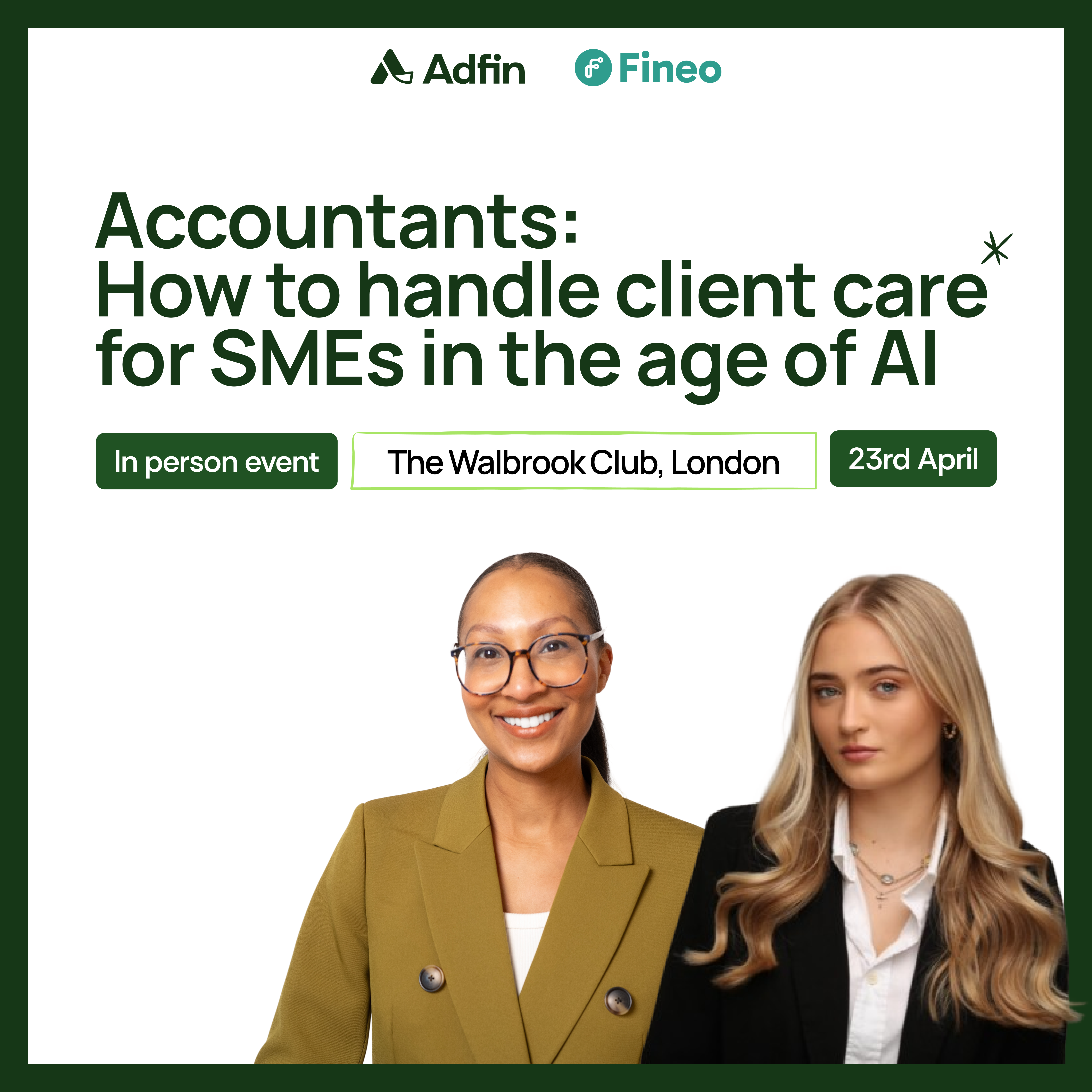 Adfin × Fineo: Client Care for SMEs in the Age of AI