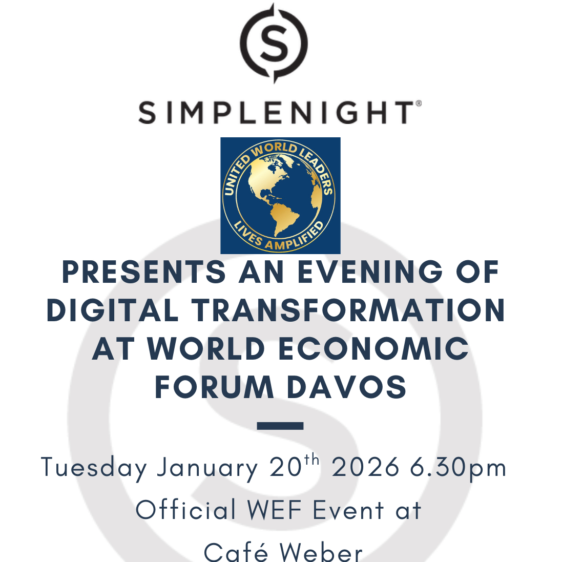 SIMPLENIGHT X United World Leaders - Lives Amplified