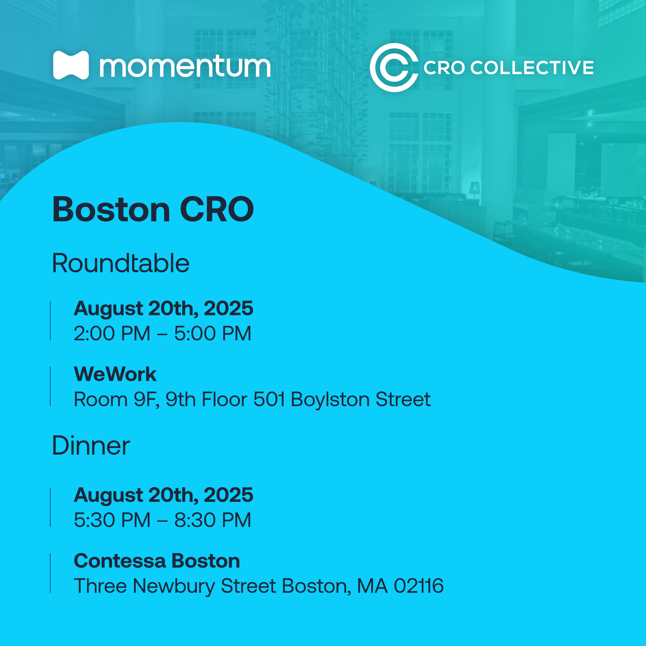 CRO Roundtable Boston