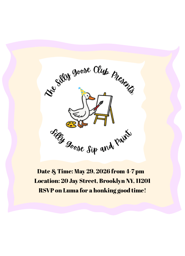 Cover art for #Silly Goose Sip and Paint — Fabrik DUMBO