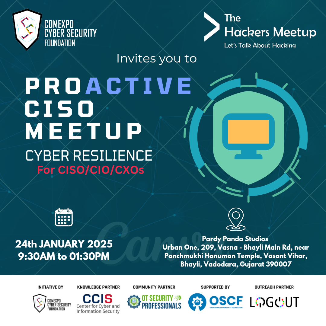 ProActive CxOs| The hackers Meetup Vadodara 24th January 2026