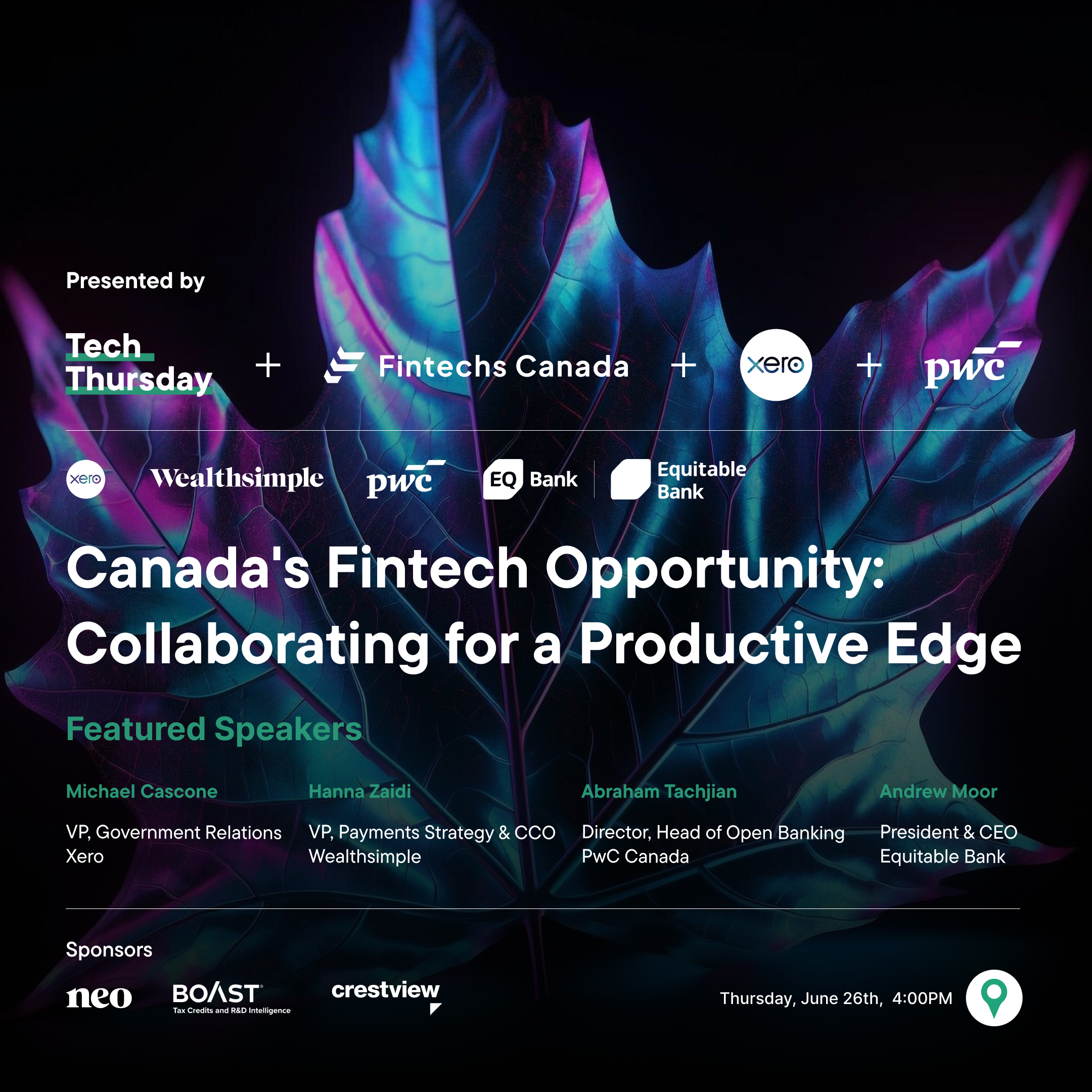 Canada's Fintech Opportunity: Collaborating for a Productive Edge