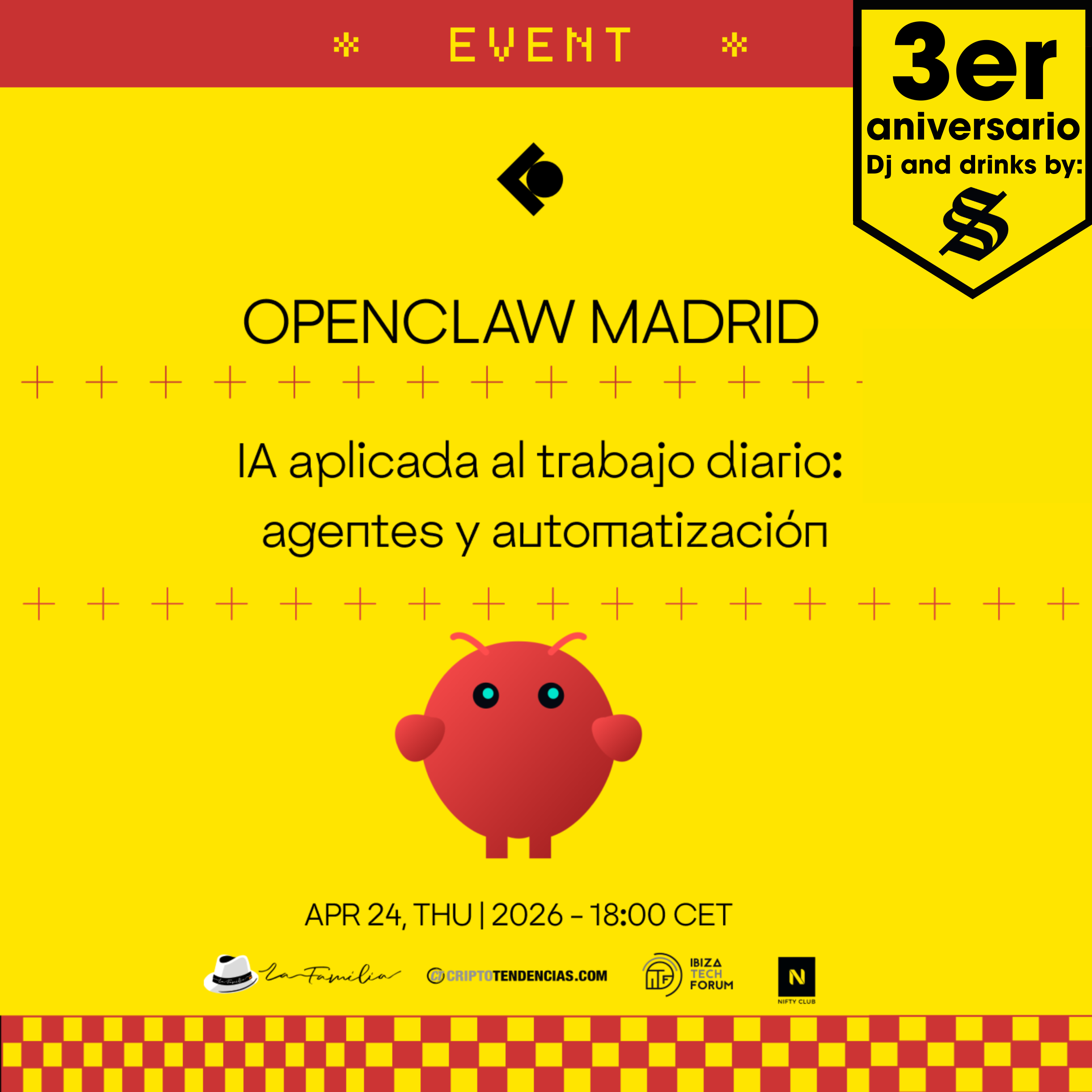 OPENCLAW MADRID — IA aplicada al trabajo diario: agentes y automatización