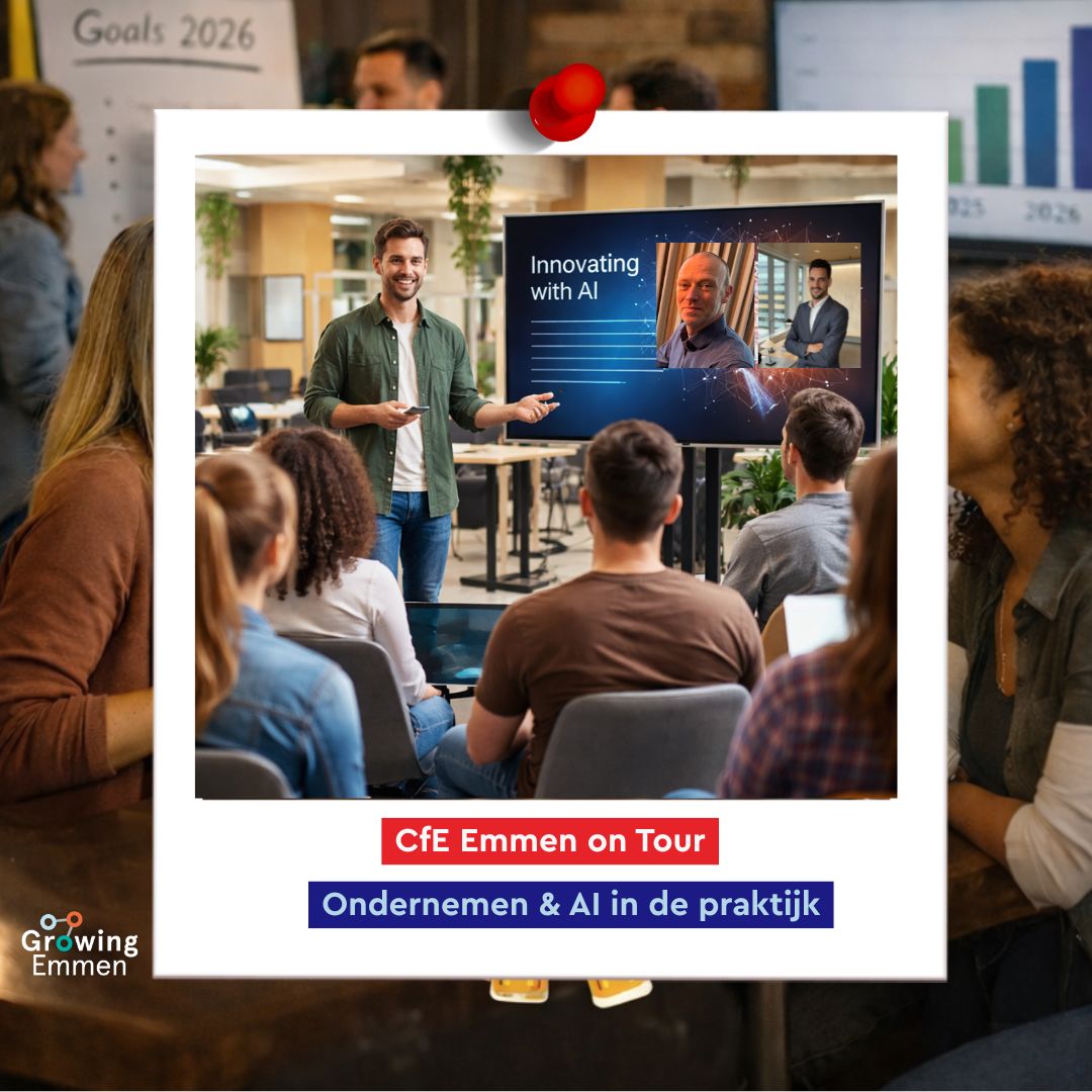 CfE on Tour – Ondernemen & AI in de praktijk @Growing Emmen