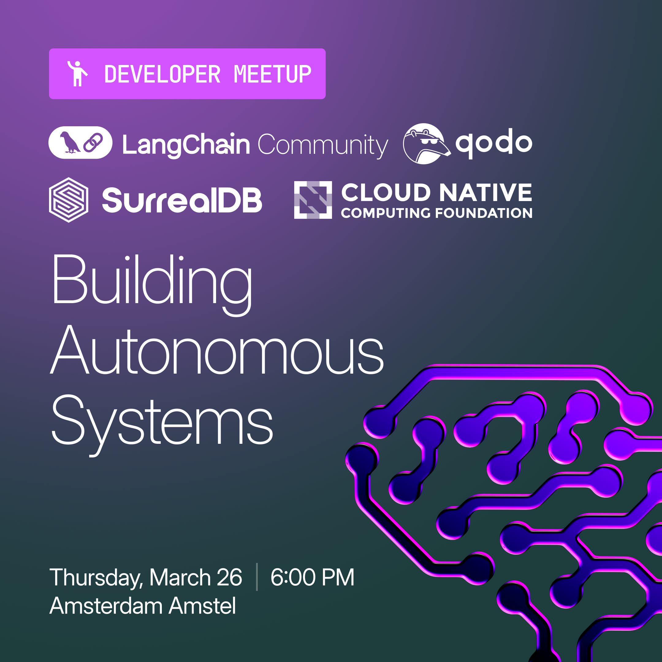 Amsterdam KubeCon Meetup: Building Autonomous Systems
