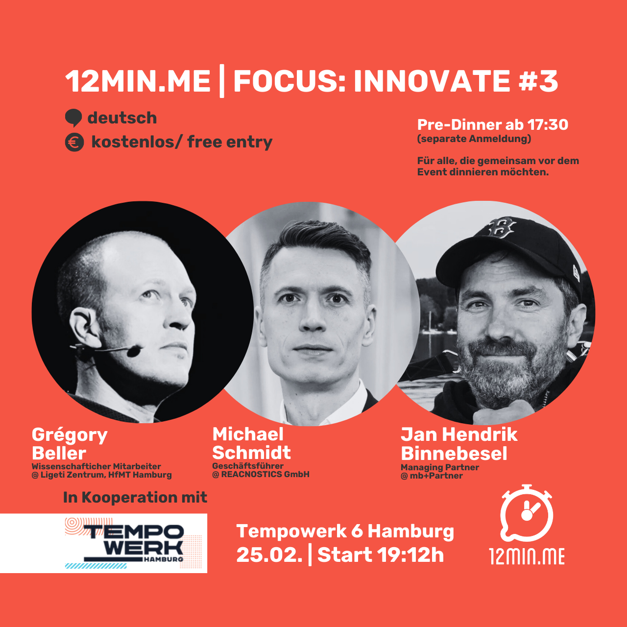 12MIN.ME | FOCUS: INNOVATE #3 | HAMBURG