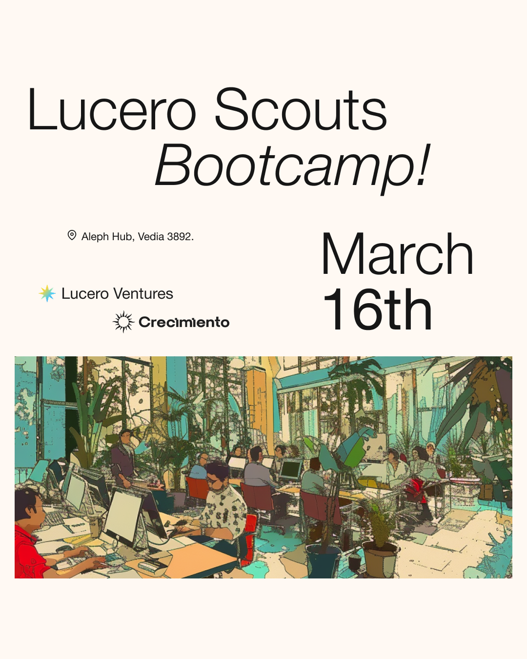 Lucero Scouts Bootcamp - Aleph March '26