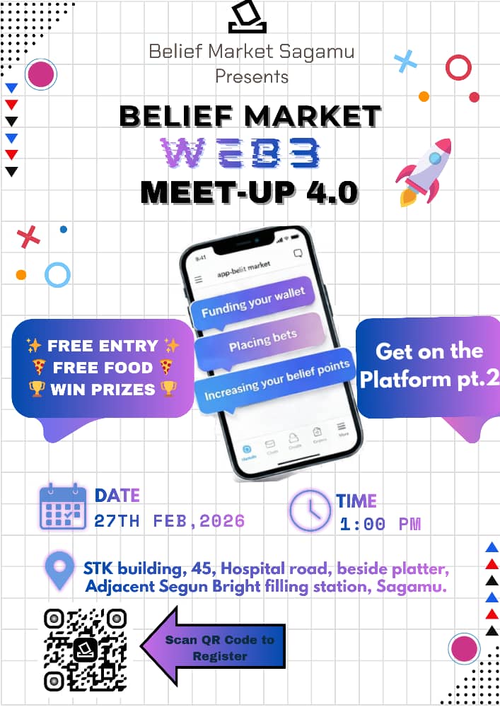 Belief Market Sagamu Week 4: Get on the Platform Pt. 2🚀