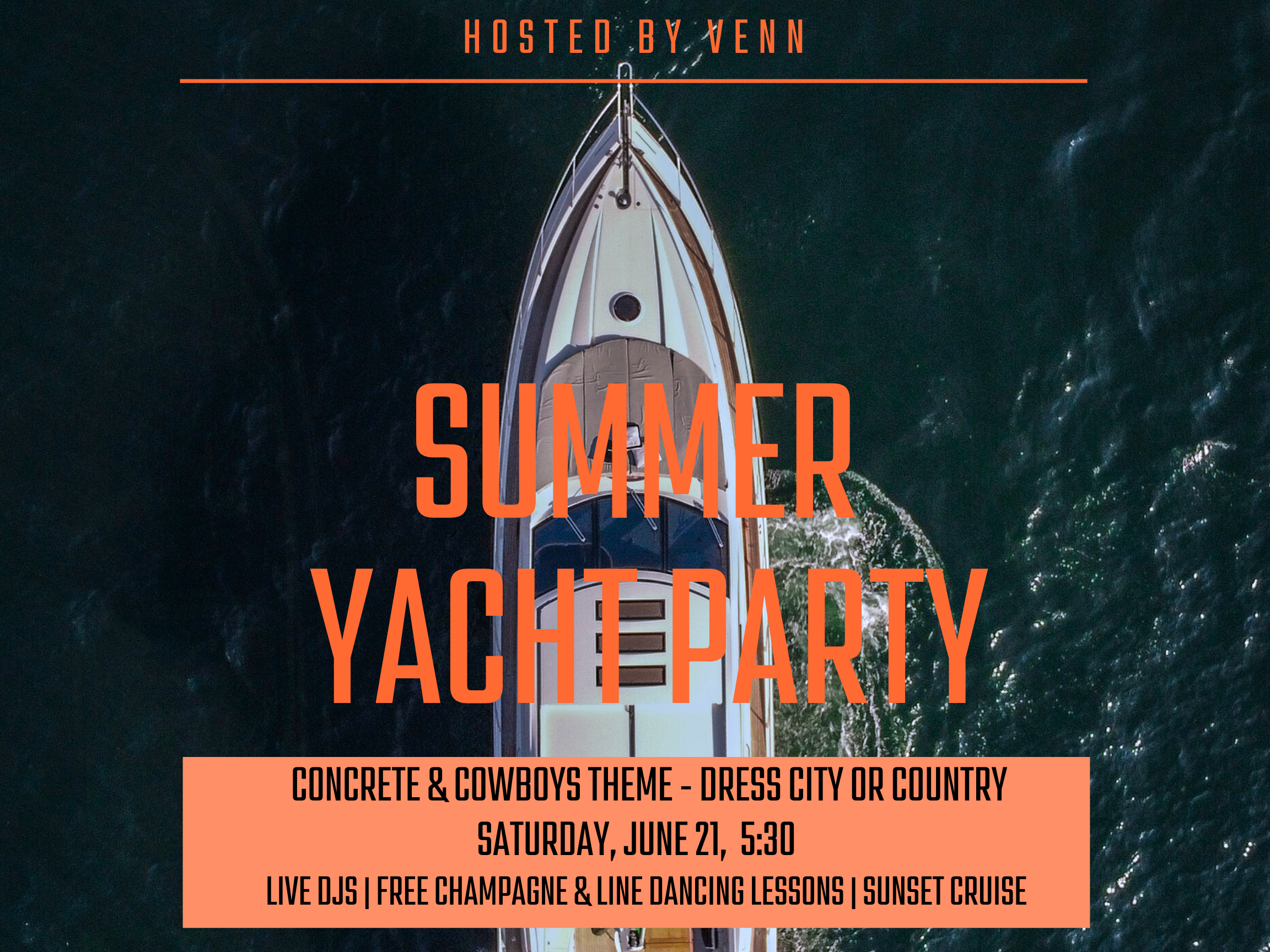 Boots on Deck - Venn x SF Social Club's 400-People Summer Yacht Party