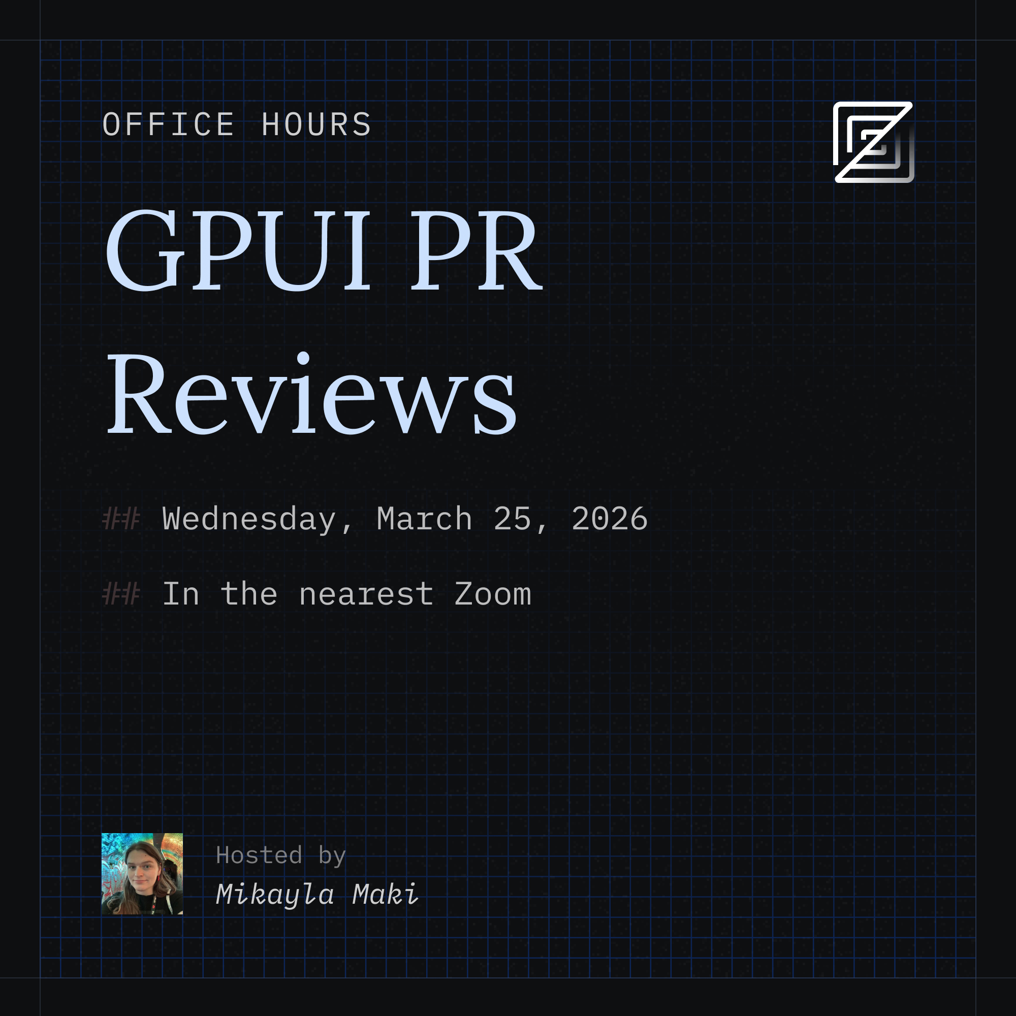 Office Hours: GPUI PR Reviews