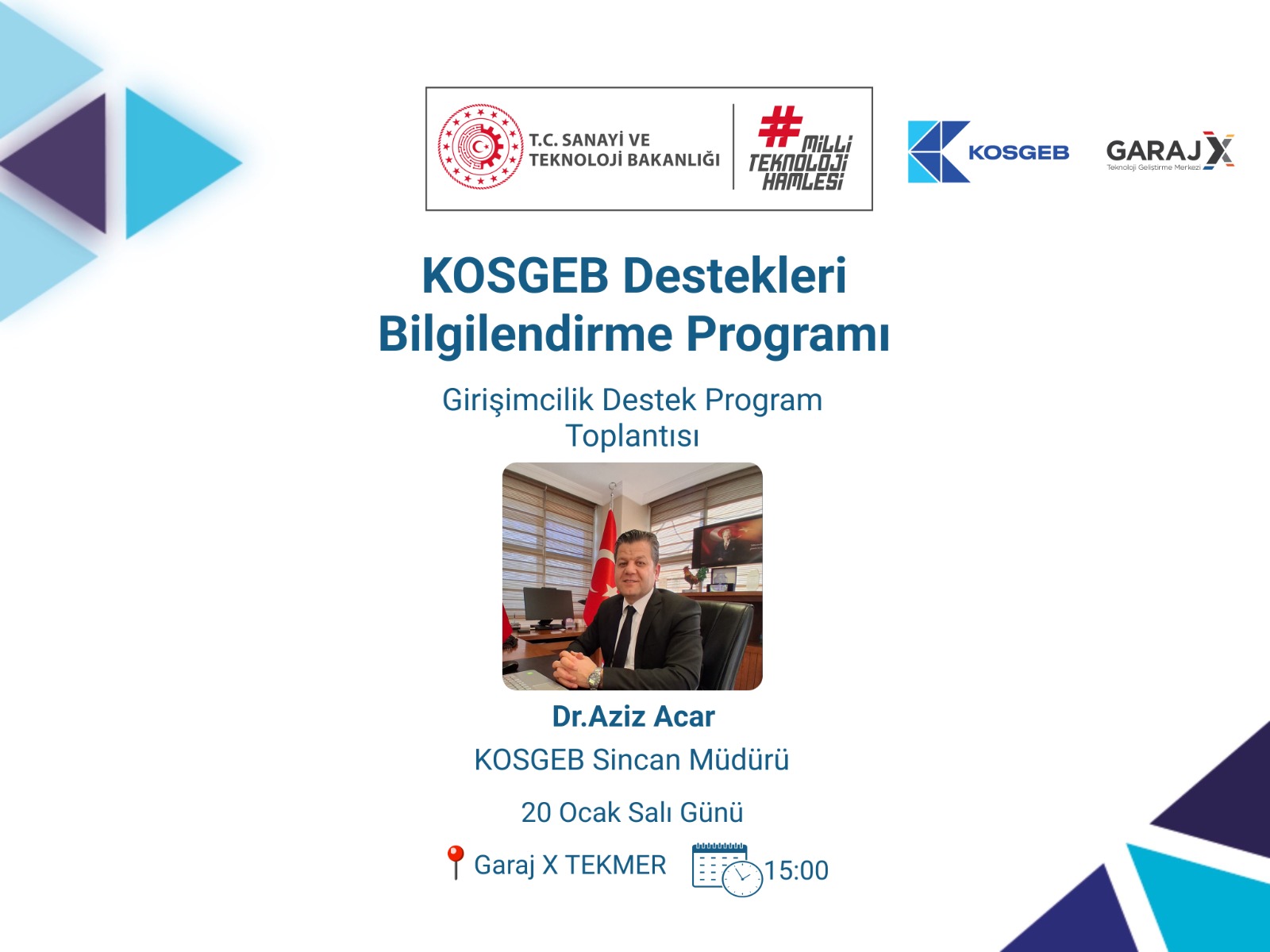 KOSGEB Destekleri Bilgilendirme Programı