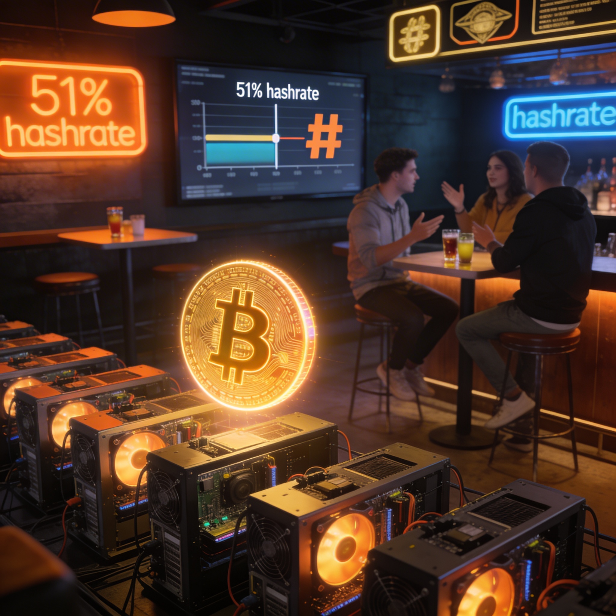 51% Hashrate Happy Hour