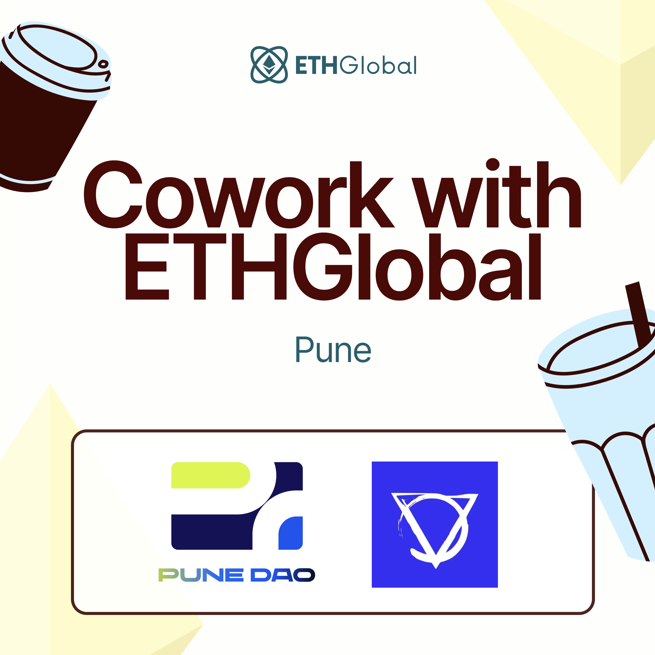 Cowork with ETHGlobal in Pune with PuneDAO · Luma