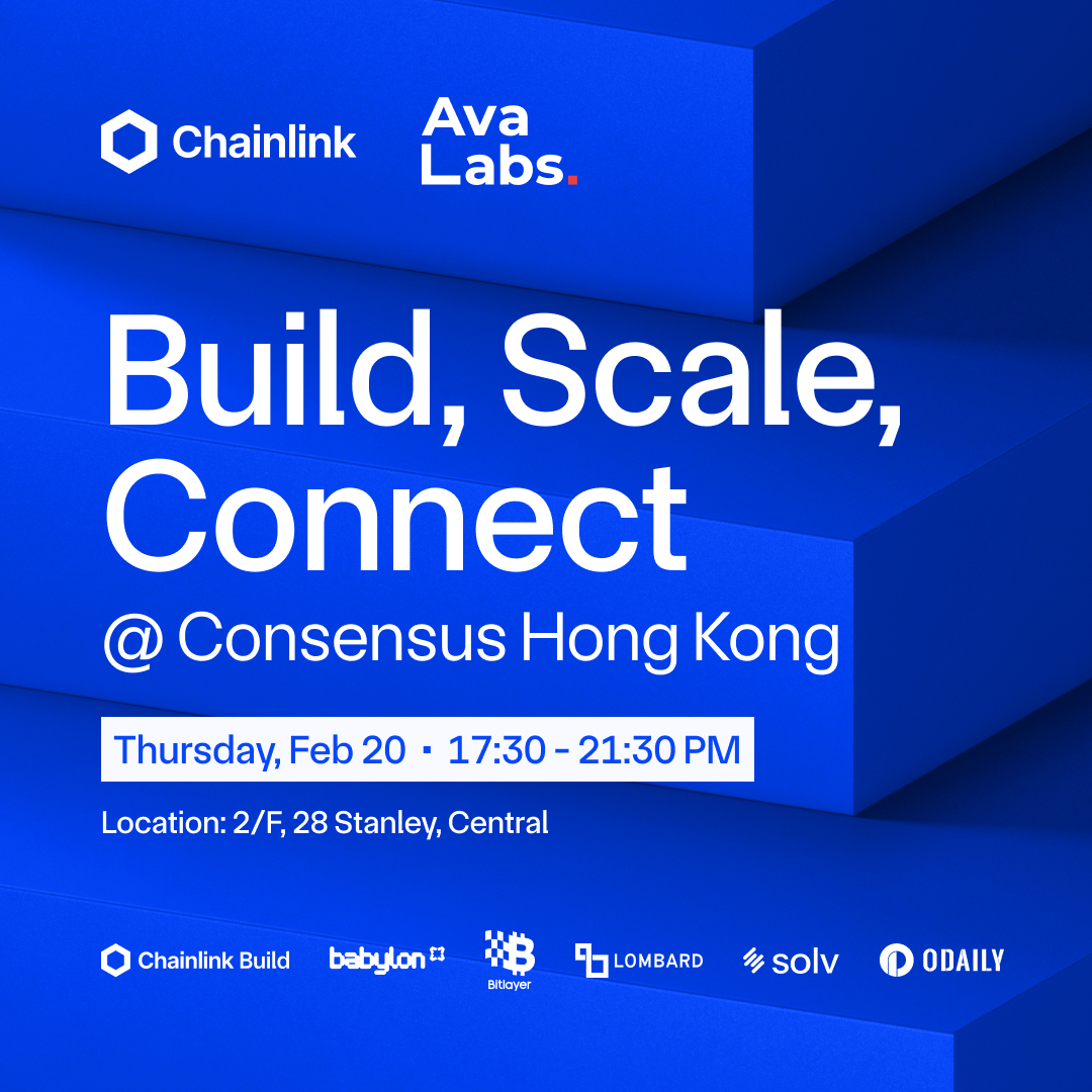 Build, Scale, Connect @Consensus Hong Kong · Luma