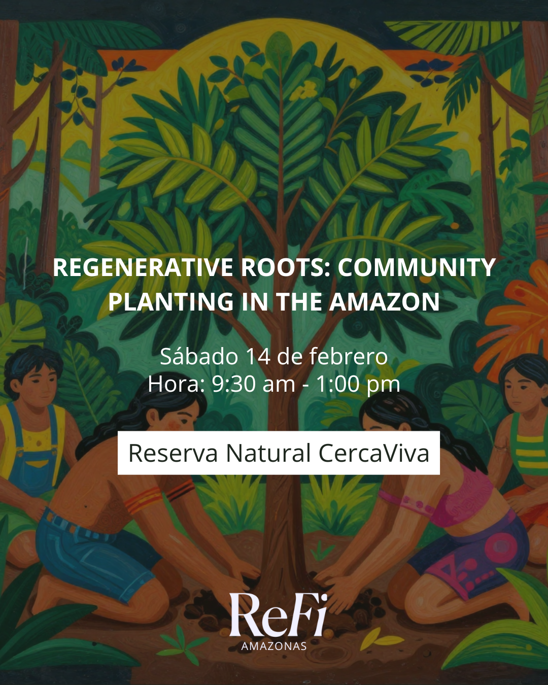 Raíces regenerativas: plantación comunitaria en la Amazonía