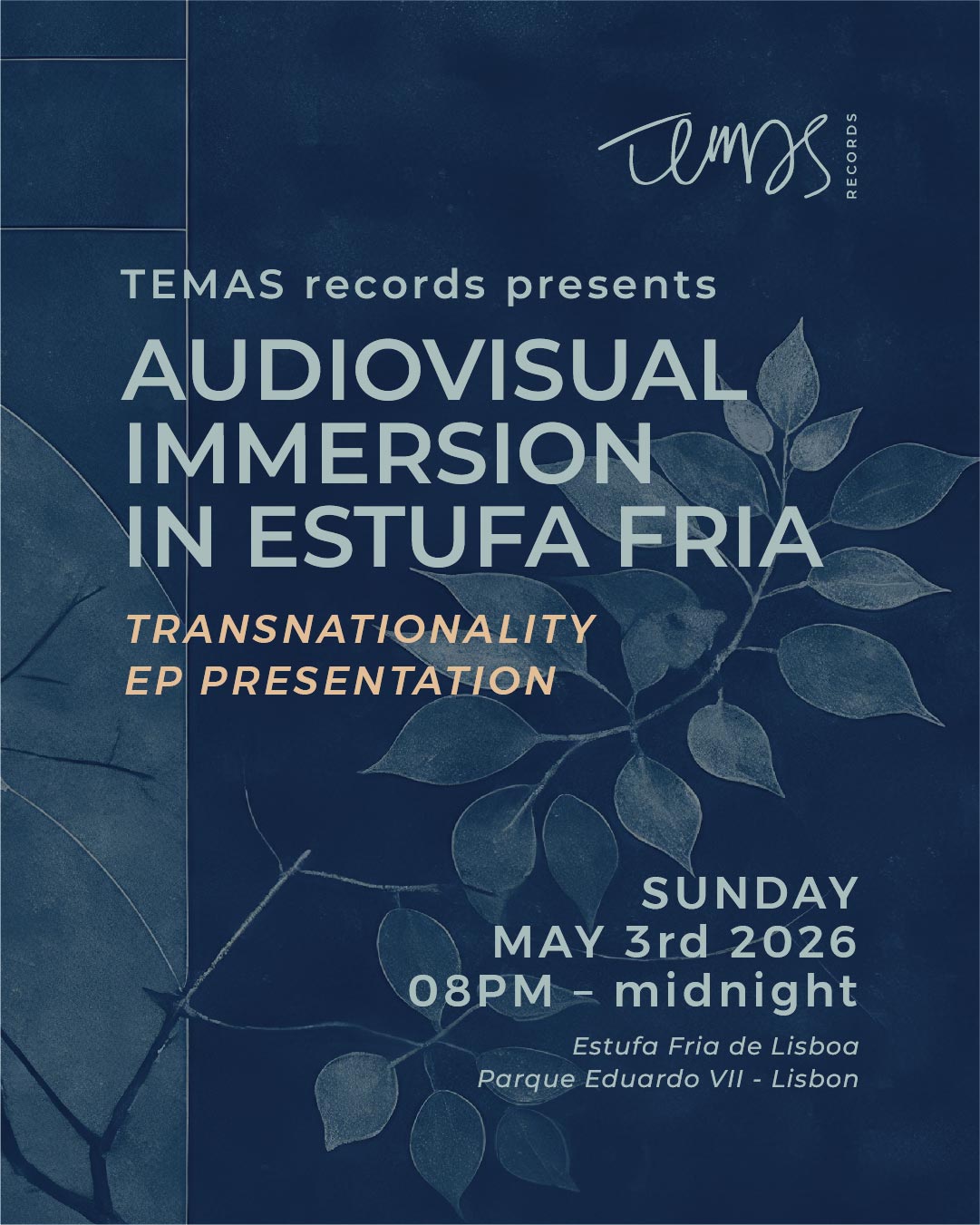 Audiovisual Immersion at Estufa Fria ∘ ''Transnationality'' EP Presentation
