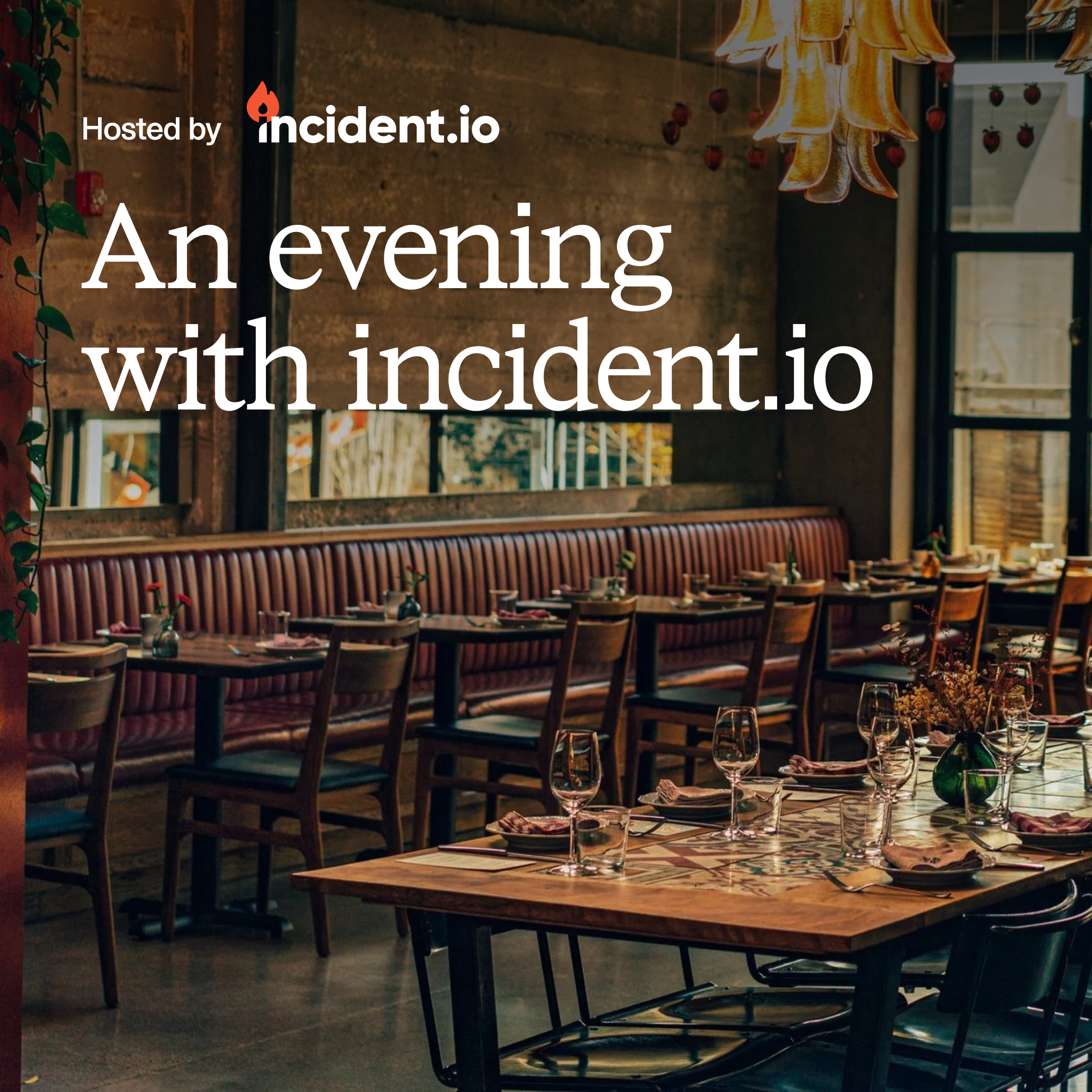 Cover art for #An evening with incident.io — The Progress