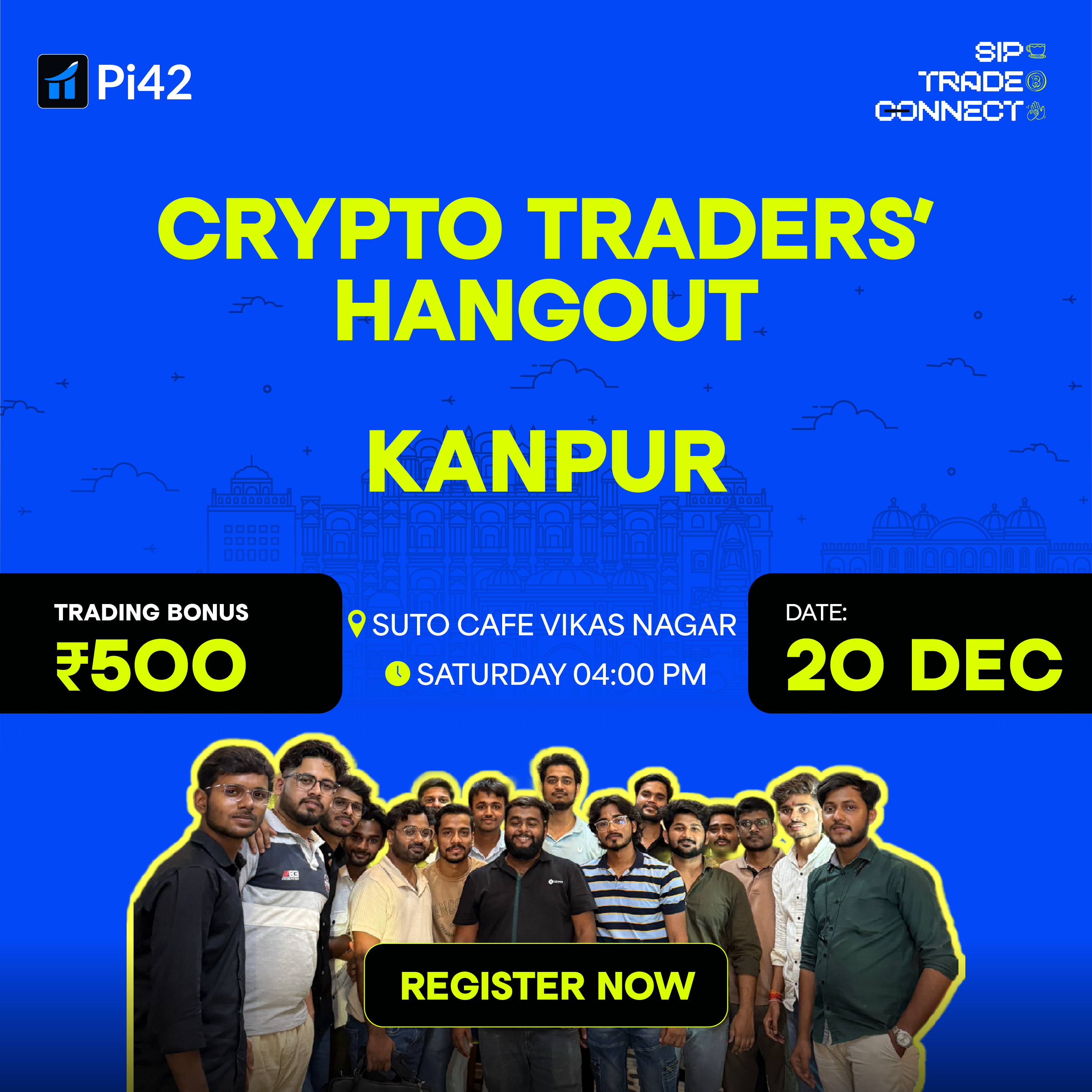 Pi42 Crypto Traders’ Hangout - Kanpur