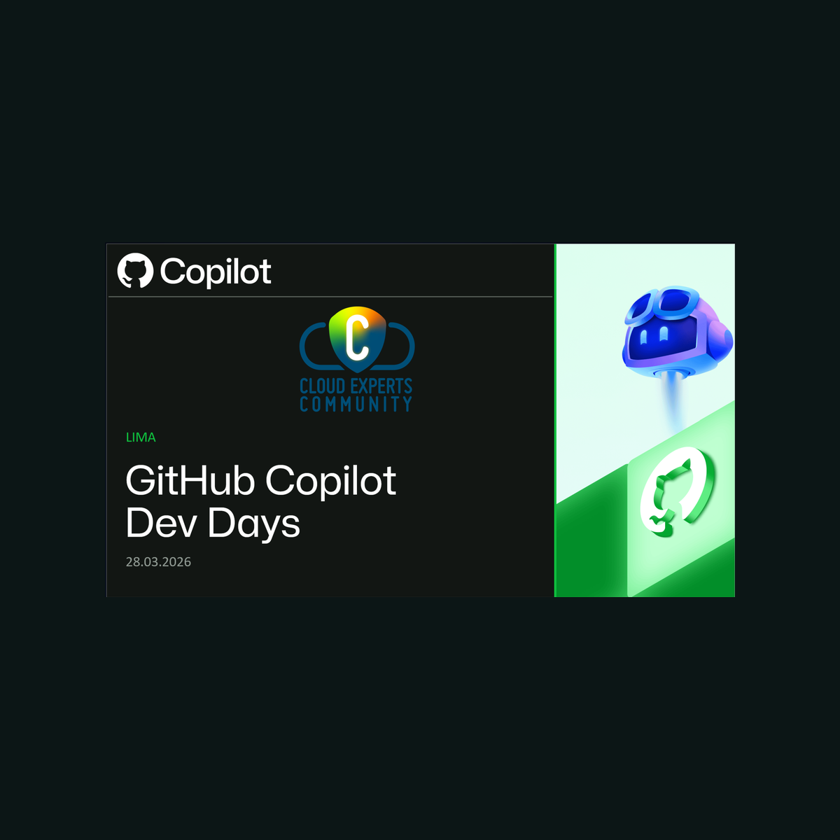 GitHub Copilot Dev Days | Lima (Cloud Experts Community)