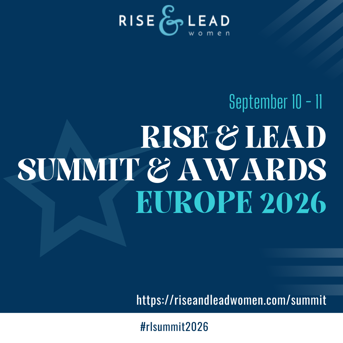 Rise & Lead Summit & Awards 2026 - GS Team RSVP