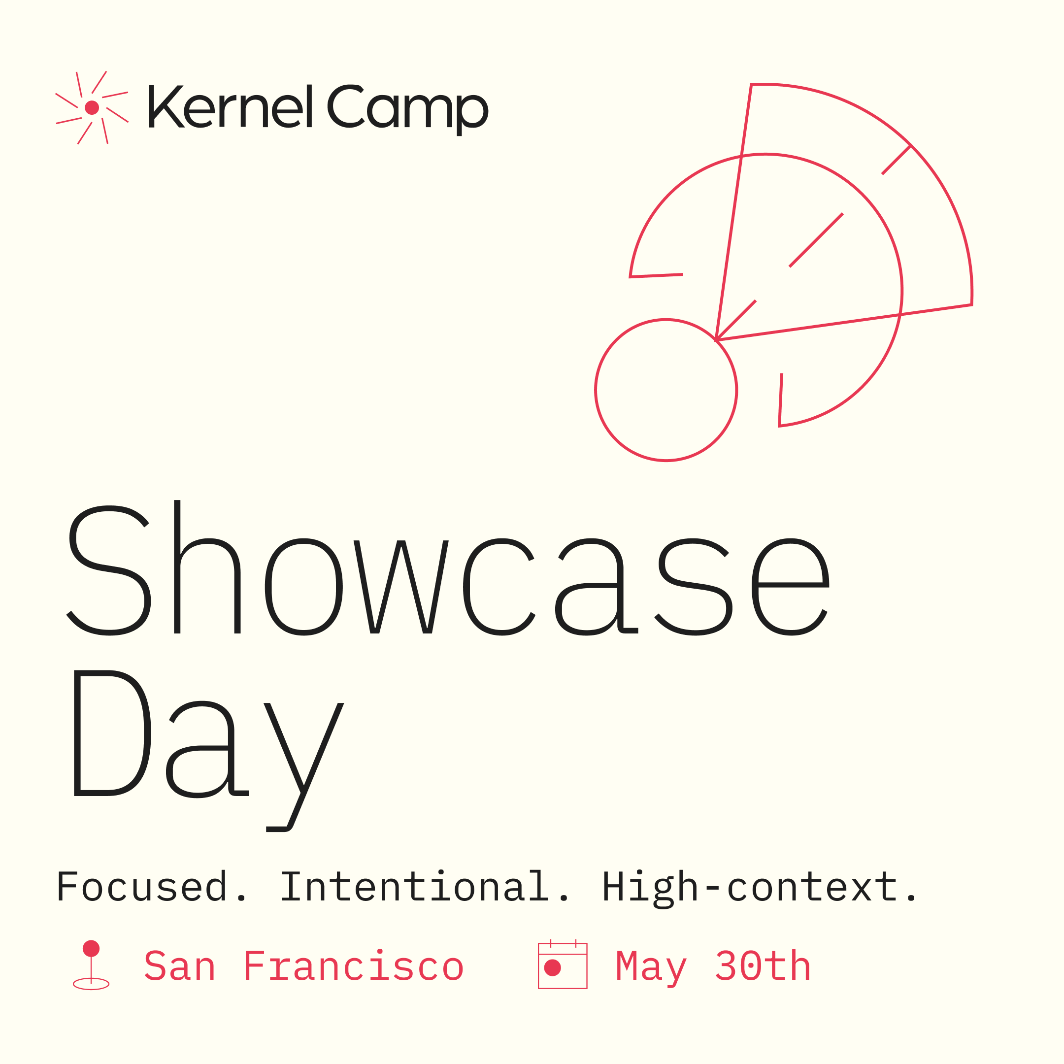 Cover art for #Kernel Camp Showcase — San Francisco, CA