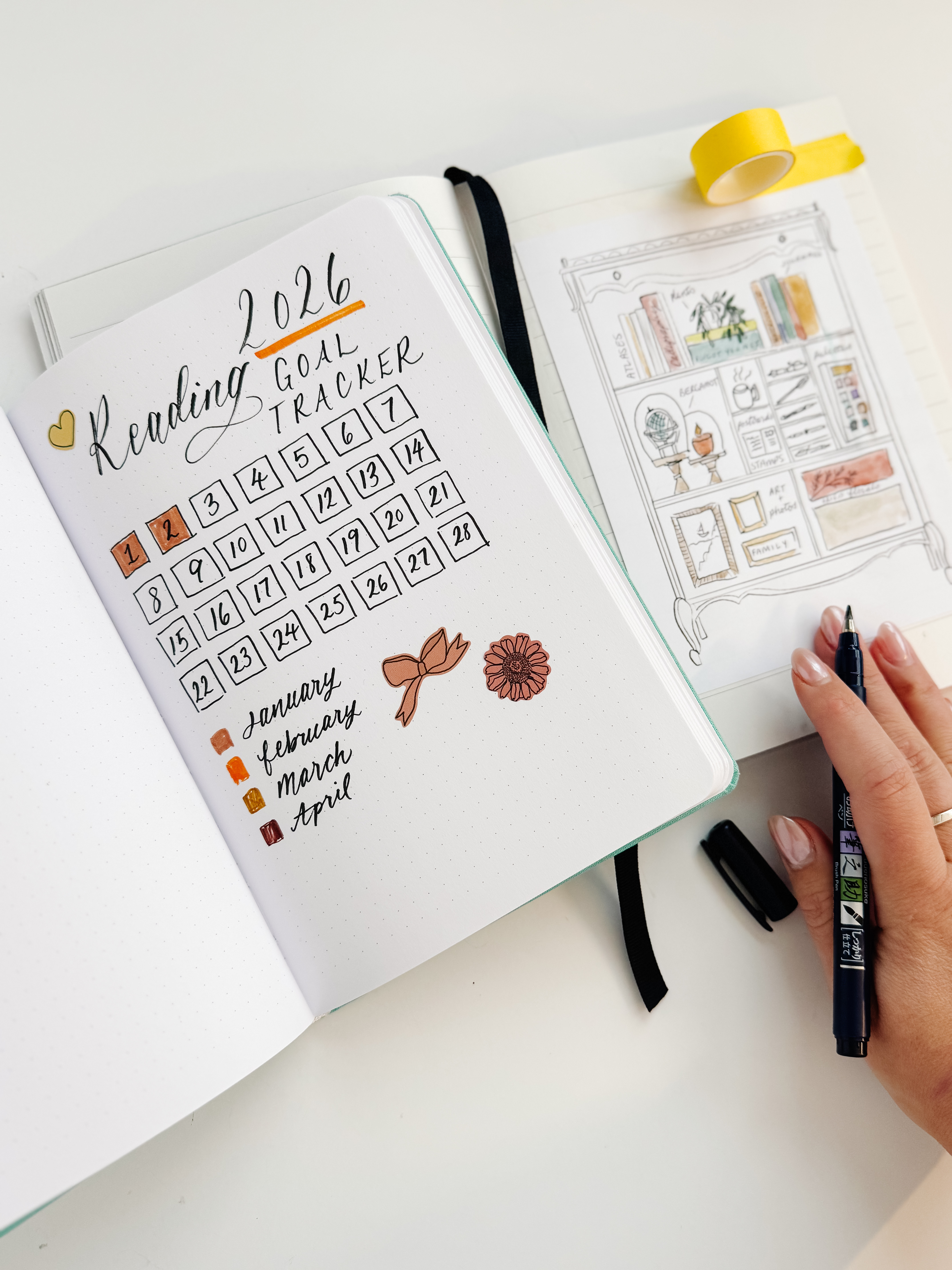 Reading journal workshop with Peak Paper Co.