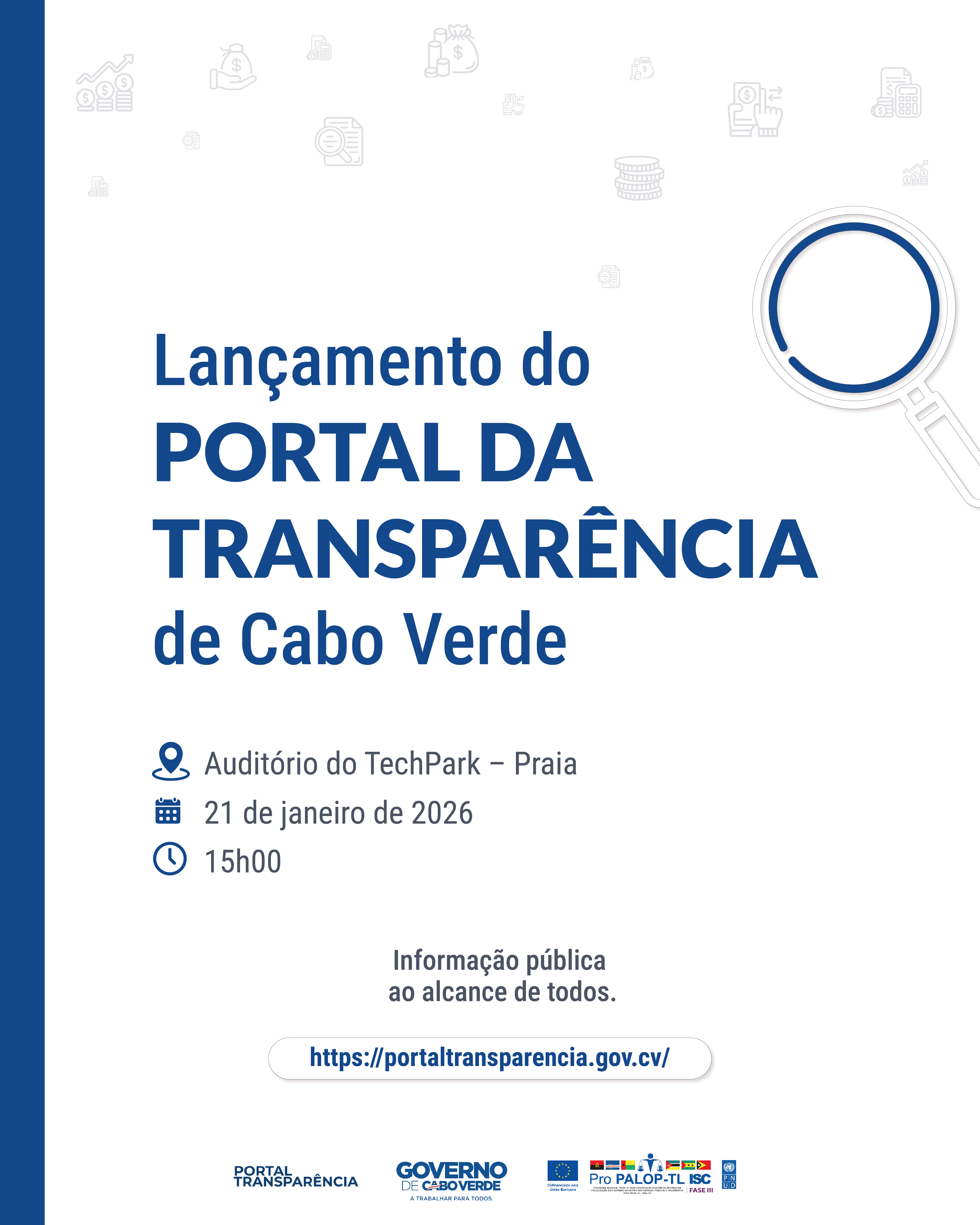 Lançamento - Portal Transparência de Cabo Verde.