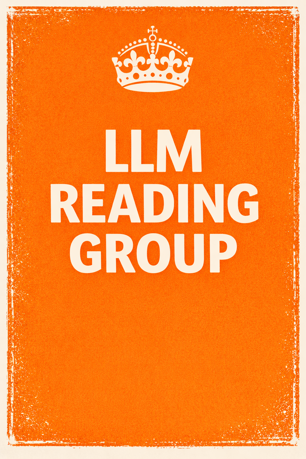 LLM Paper Reading Group