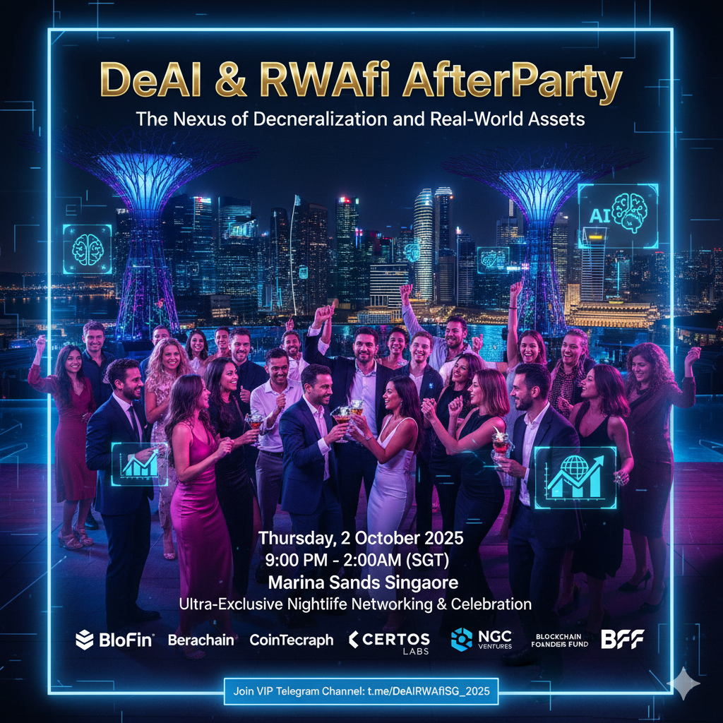 Crypto Nomads | DeAI & RWAfi AfterParty: The Nexus of Decentralization and  Real-World Assets 🥂🎶