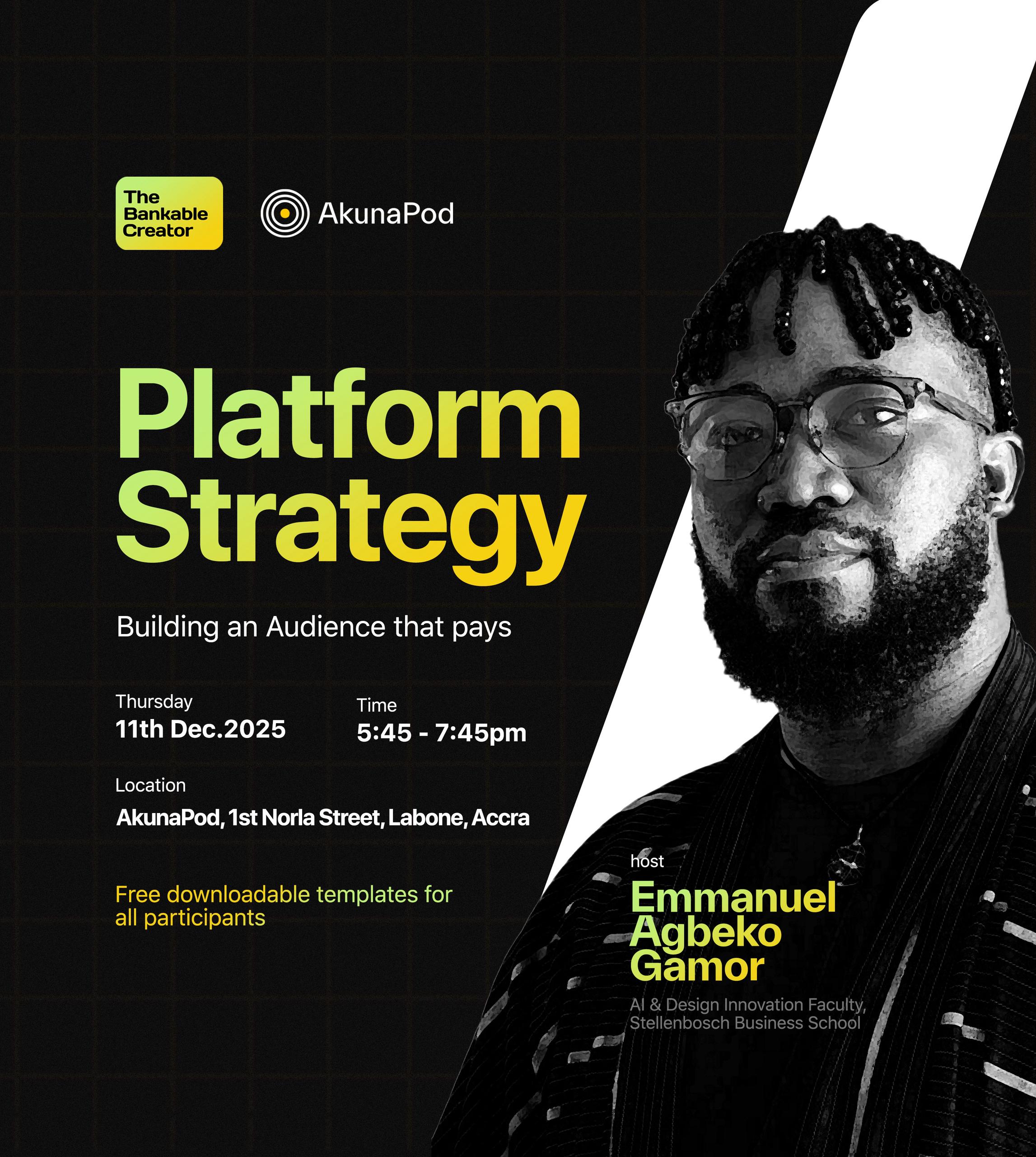 The Bankable Creator: Building an Audience that Pays