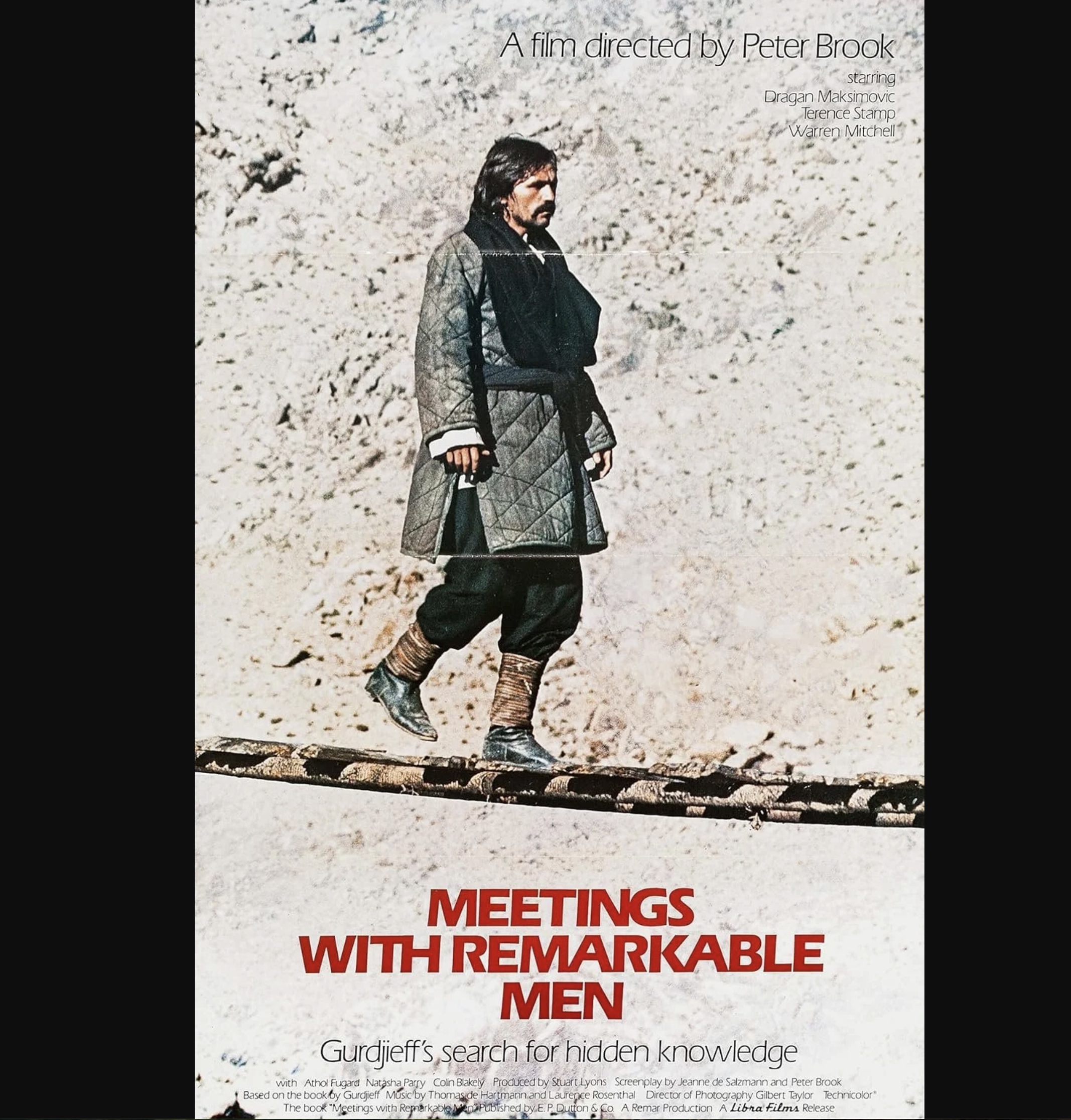 Cover art for #Questions, Not Answers: A Film & Conversation Series. Film: "Meetings with Remarkable Men" Question: — Brava Theater Center