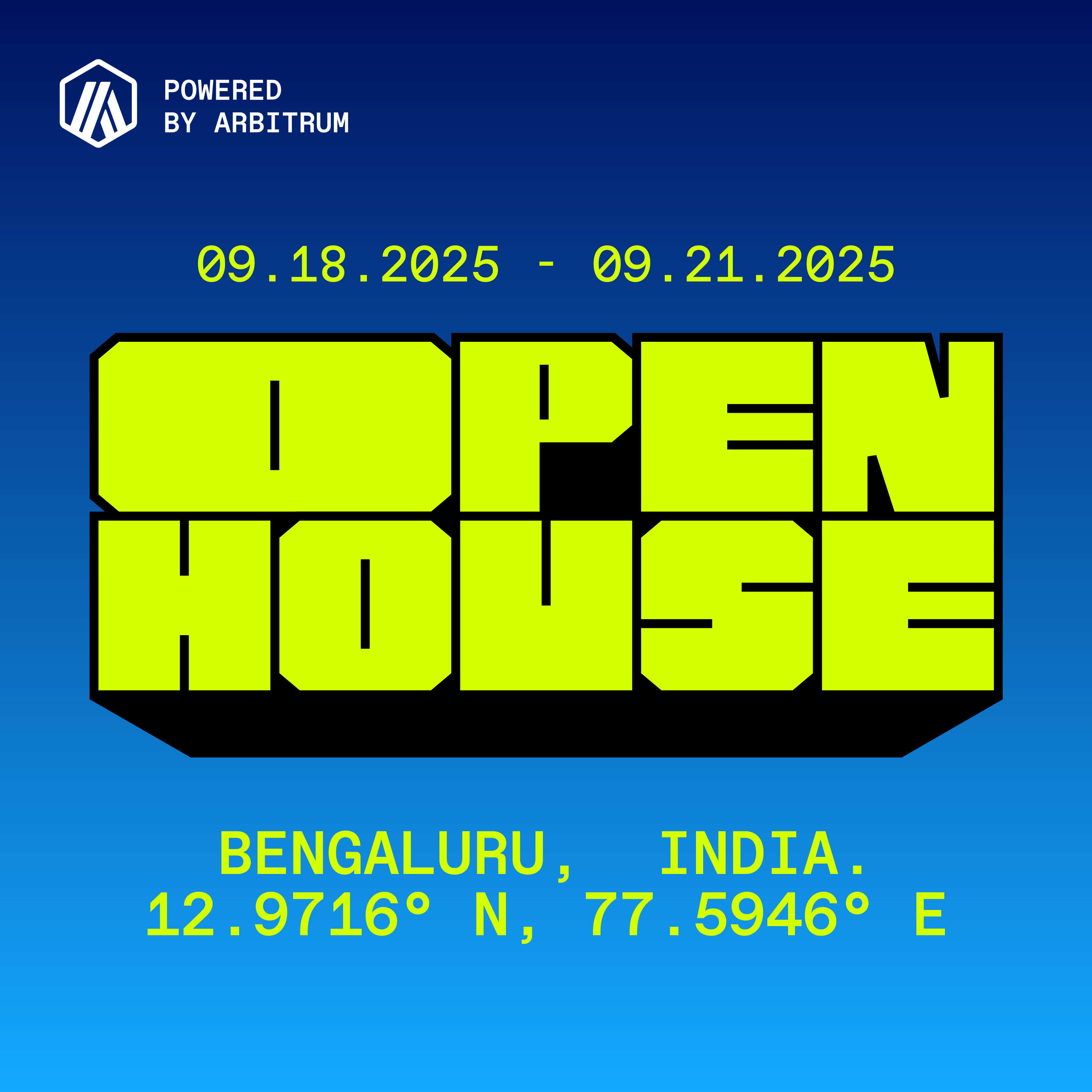 Arbitrum's Open House Hack