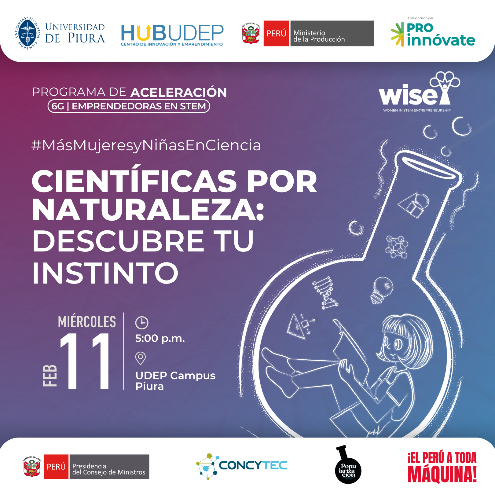 Científicas por naturaleza: Descubre tu instinto