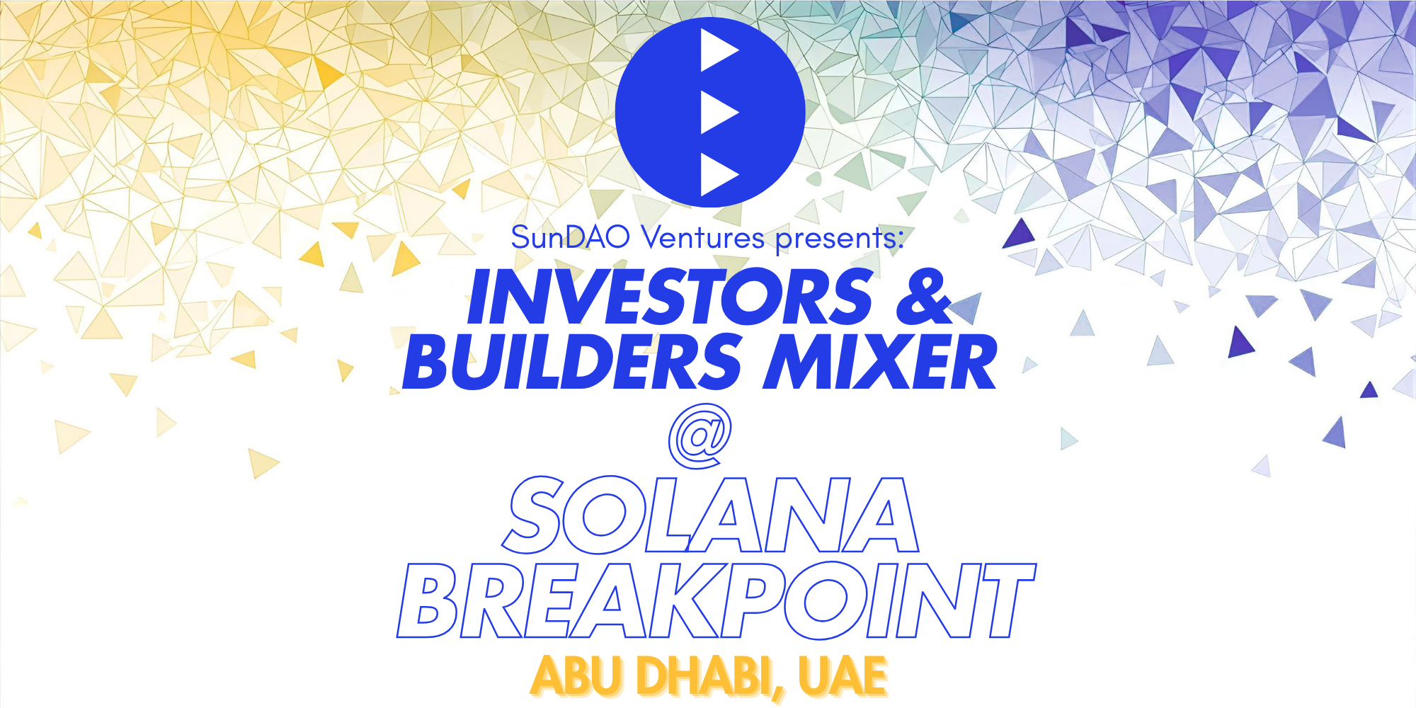 Crypto Nomads | SunDAO: Investors & Builders Mixer