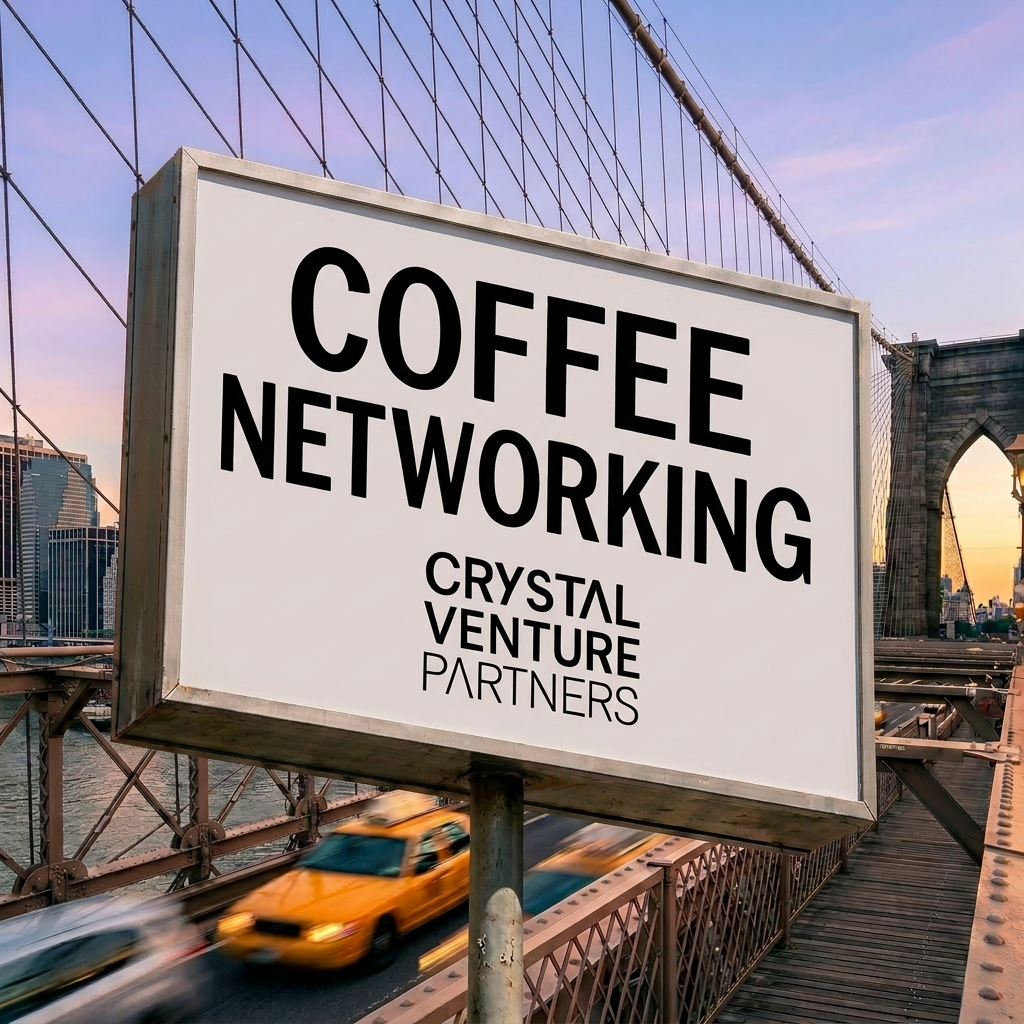 Cover art for #Monthly Coffee with Crystal Venture Partners — New York, New York