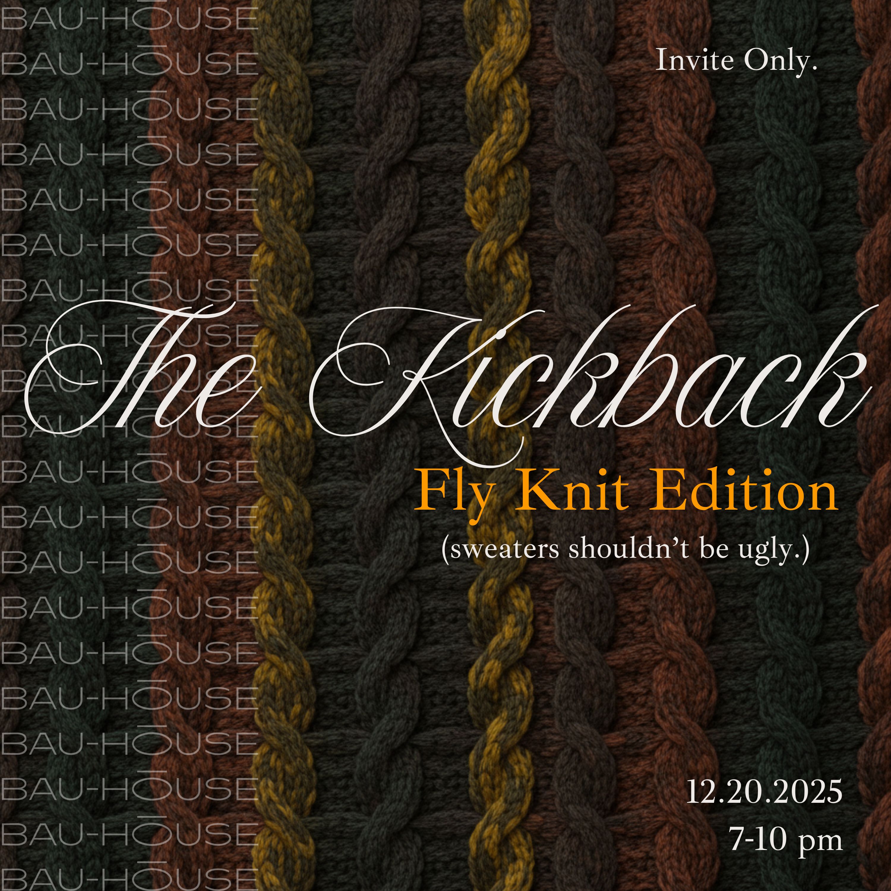 The Kickback: Fly Knit Edition