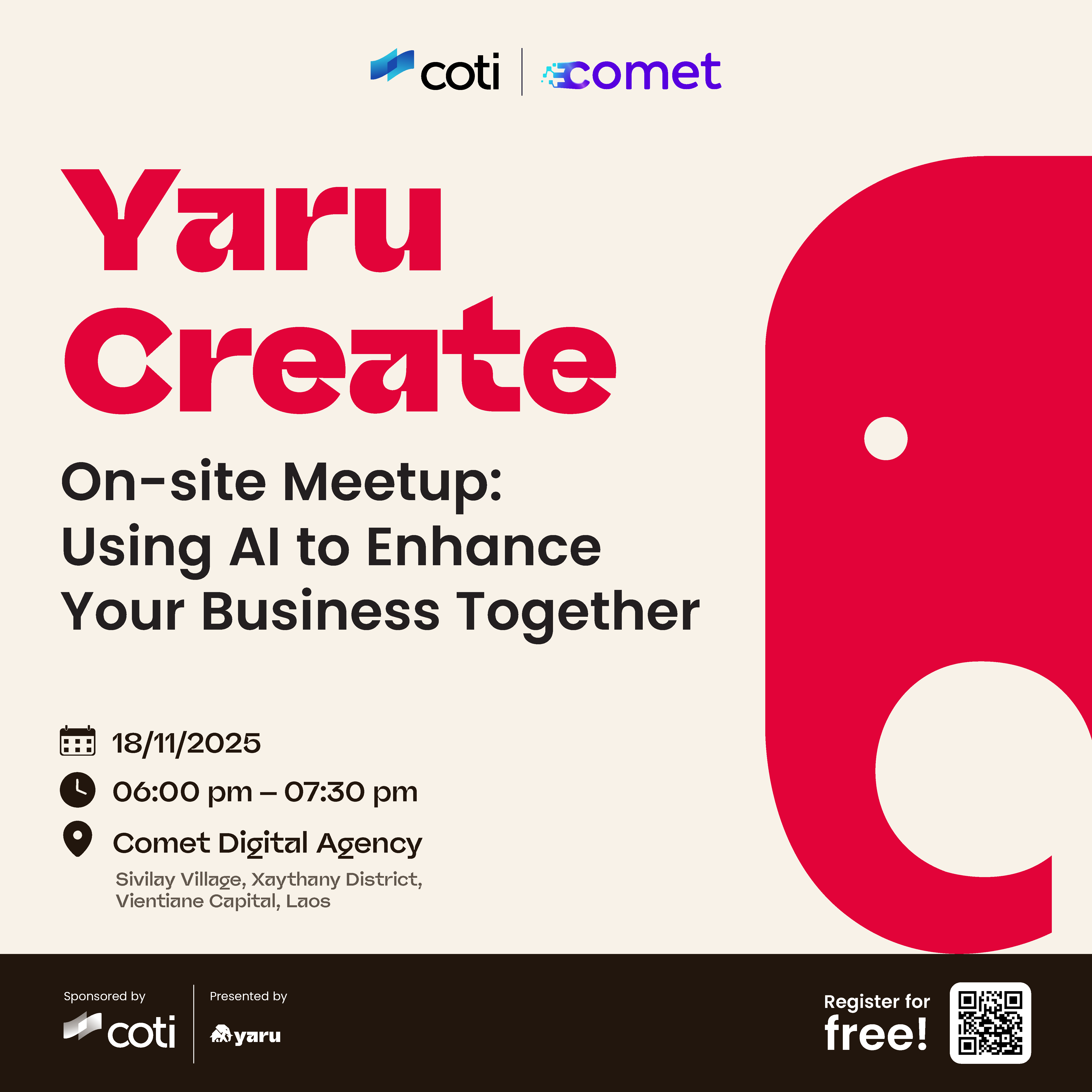 Yaru Create Program On-Site Meetup in Laos #1