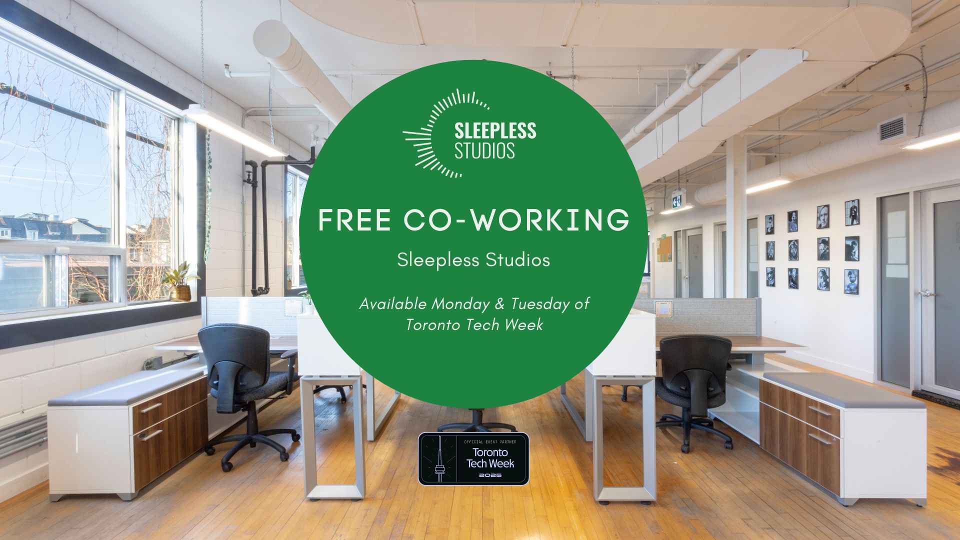 Work From Sleepless – Free Coworking During Toronto Tech Week