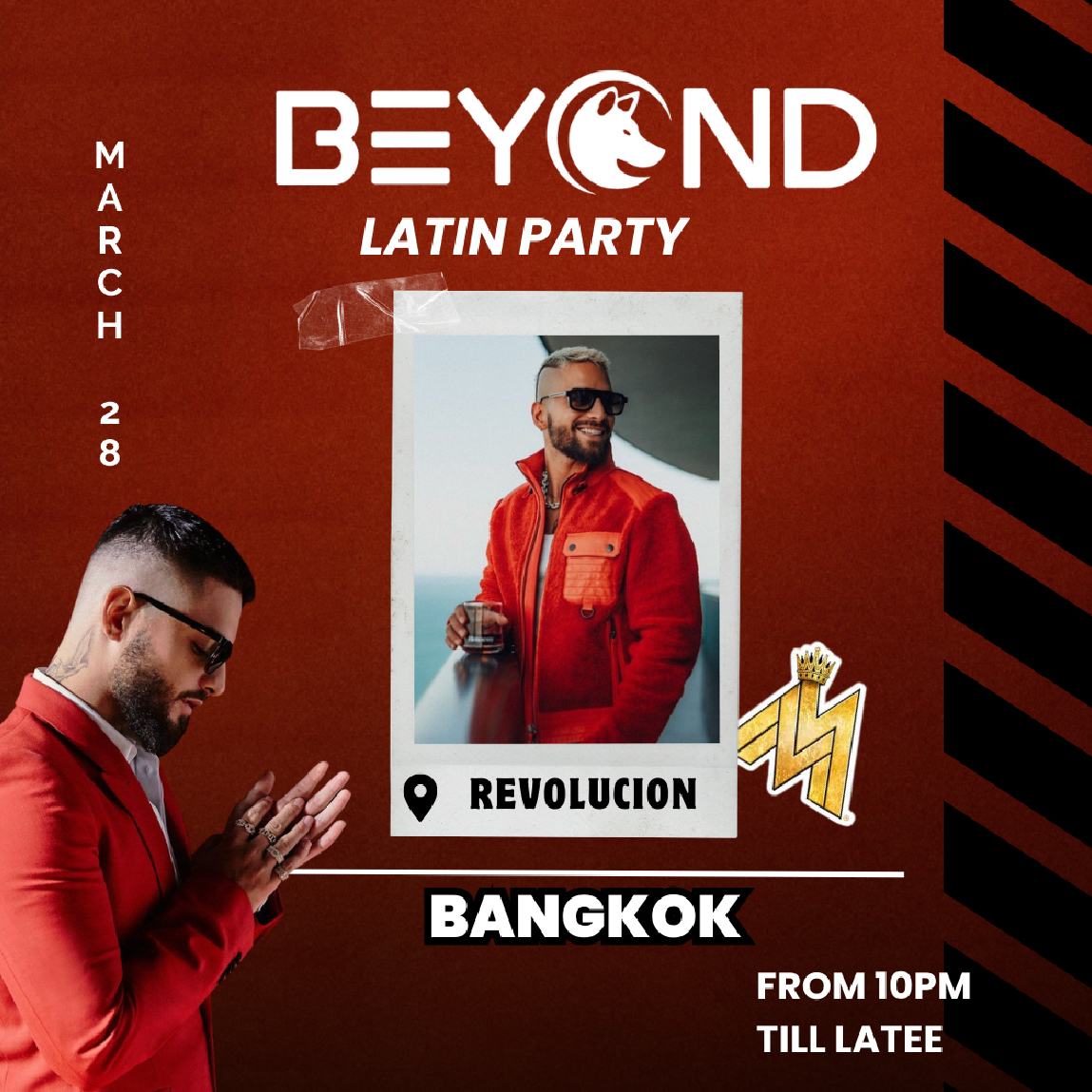 BANGKOK’S CRAZIEST LATIN PARTY MARCH 28