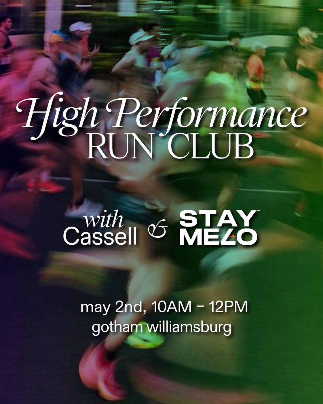 High Performance Run Club at Gotham Williamsburg