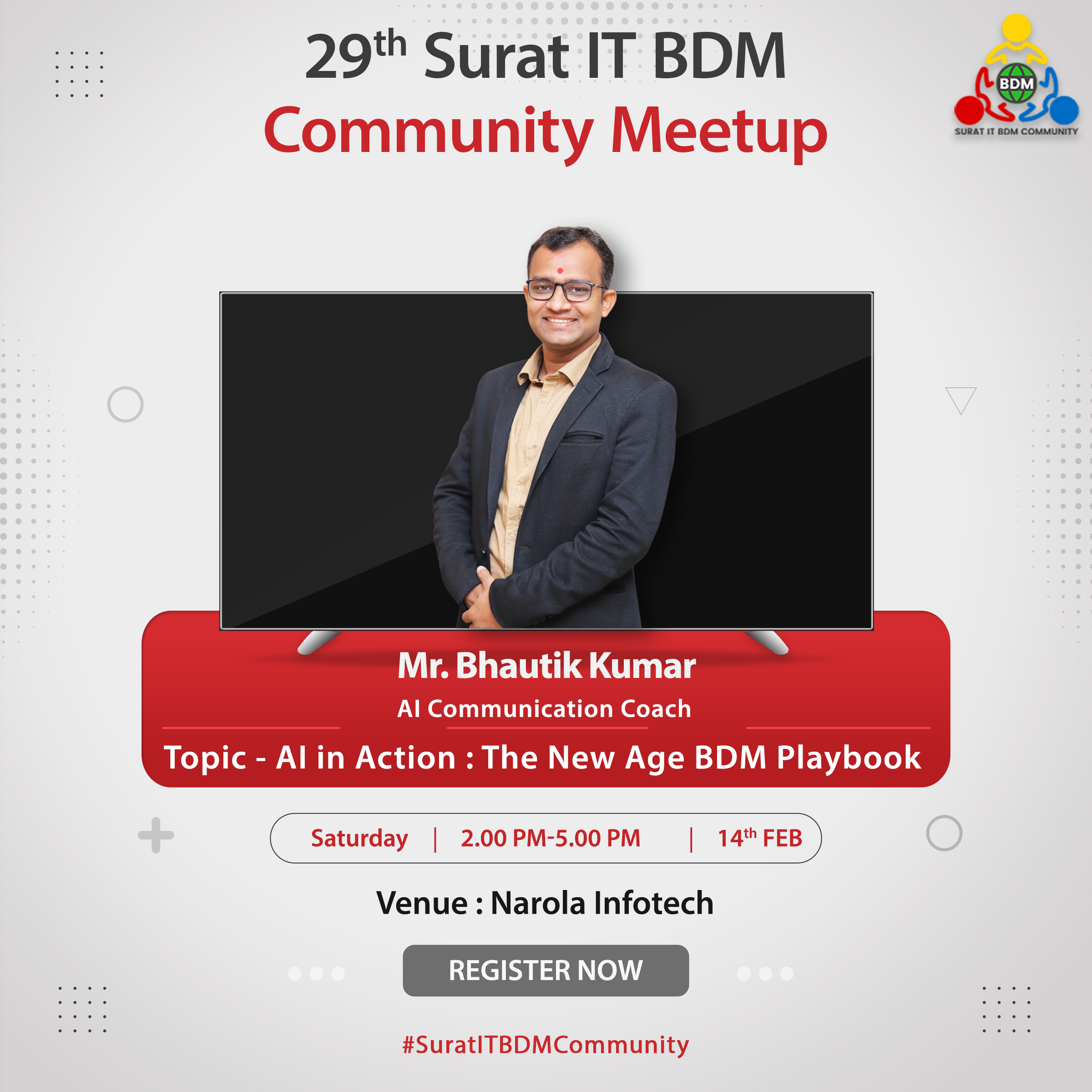 29th Surat IT BDM Meetup