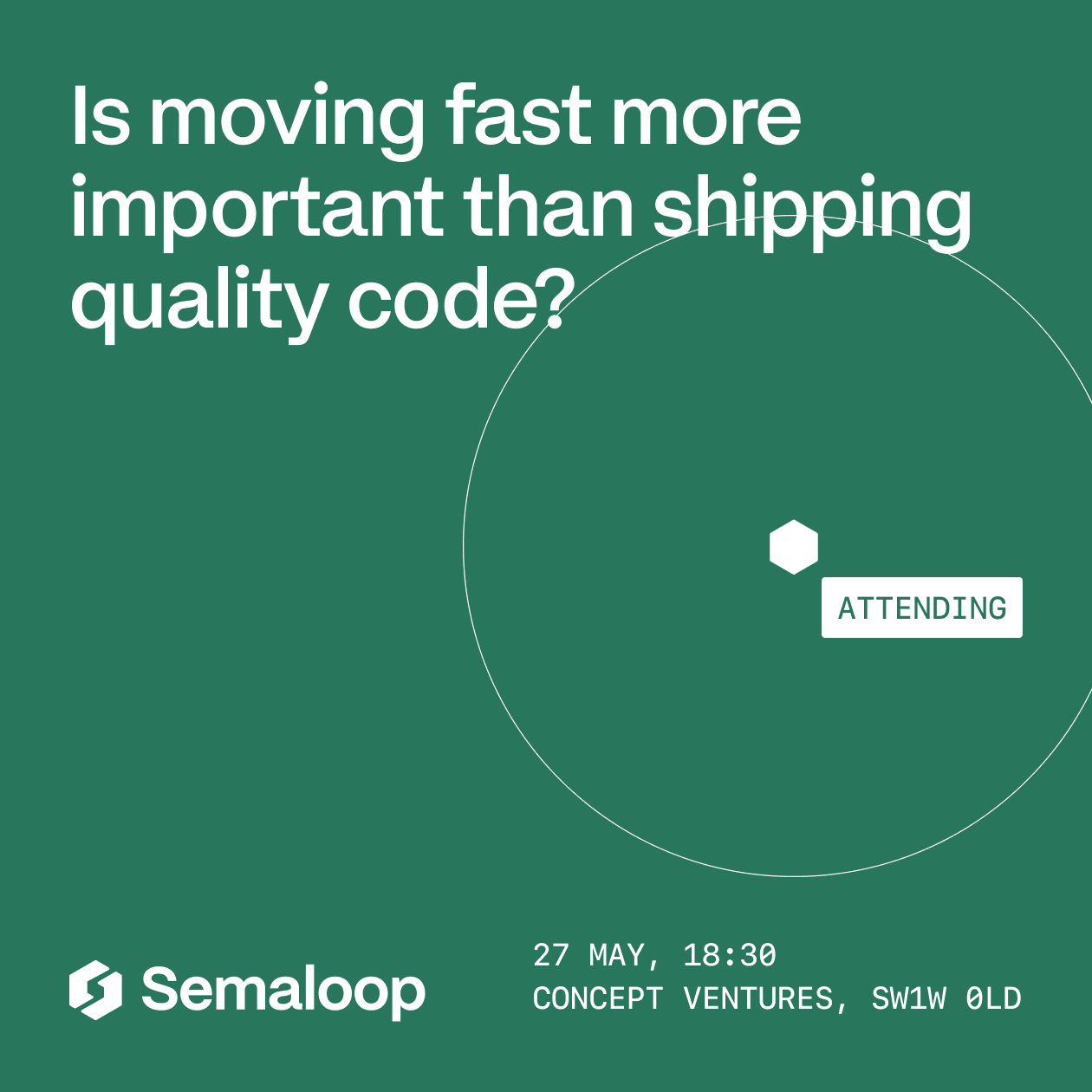 Is moving fast more important than shipping quality code?
