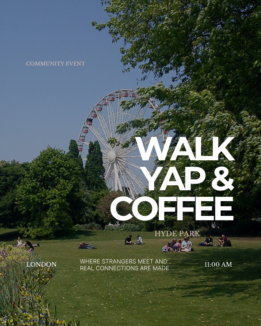 Walk, Yap, & Coffee London