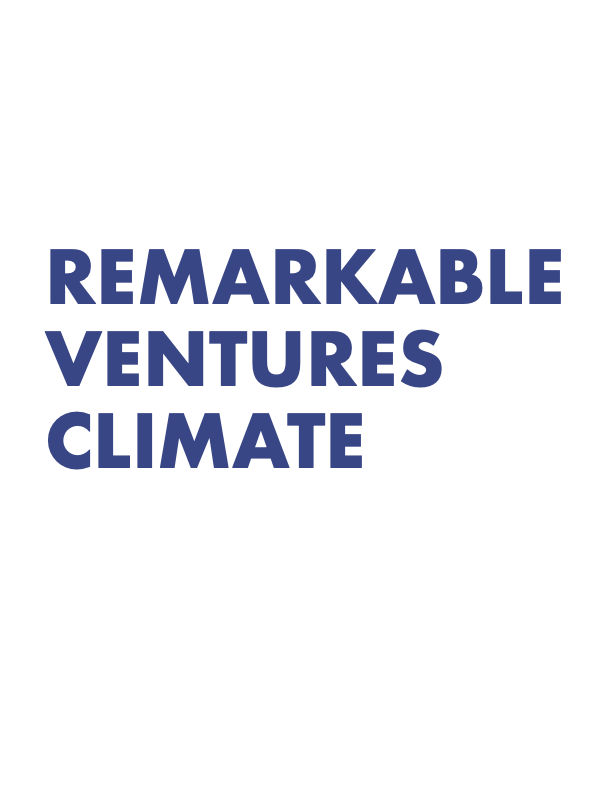 AI and Energy Climate Startup Pitch Event by Remarkable Ventures Climate