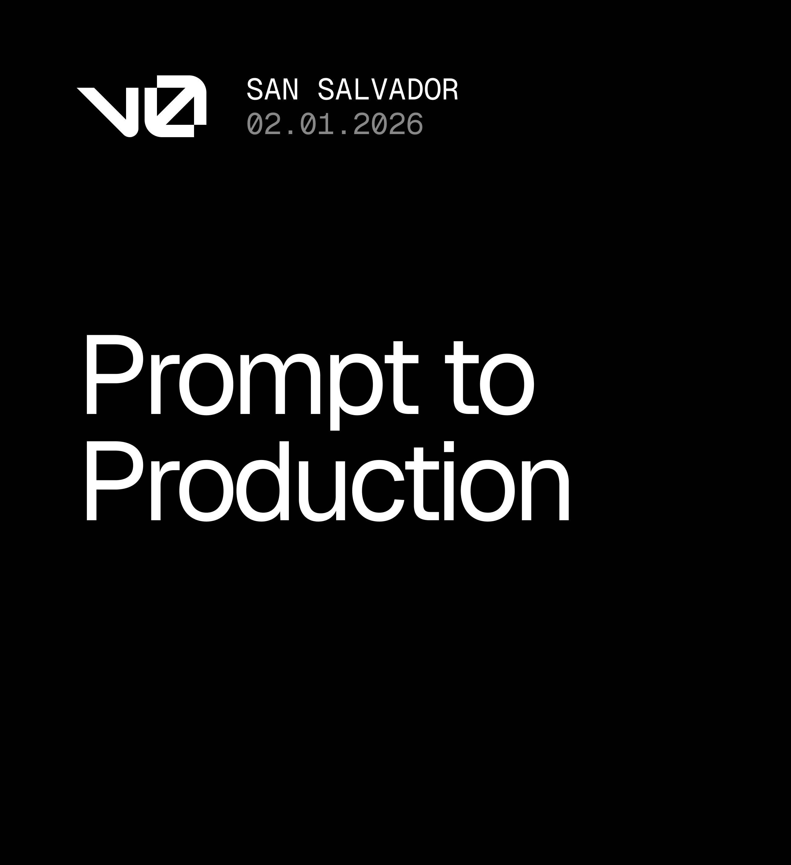 v0 Prompt to Production - San Salvador